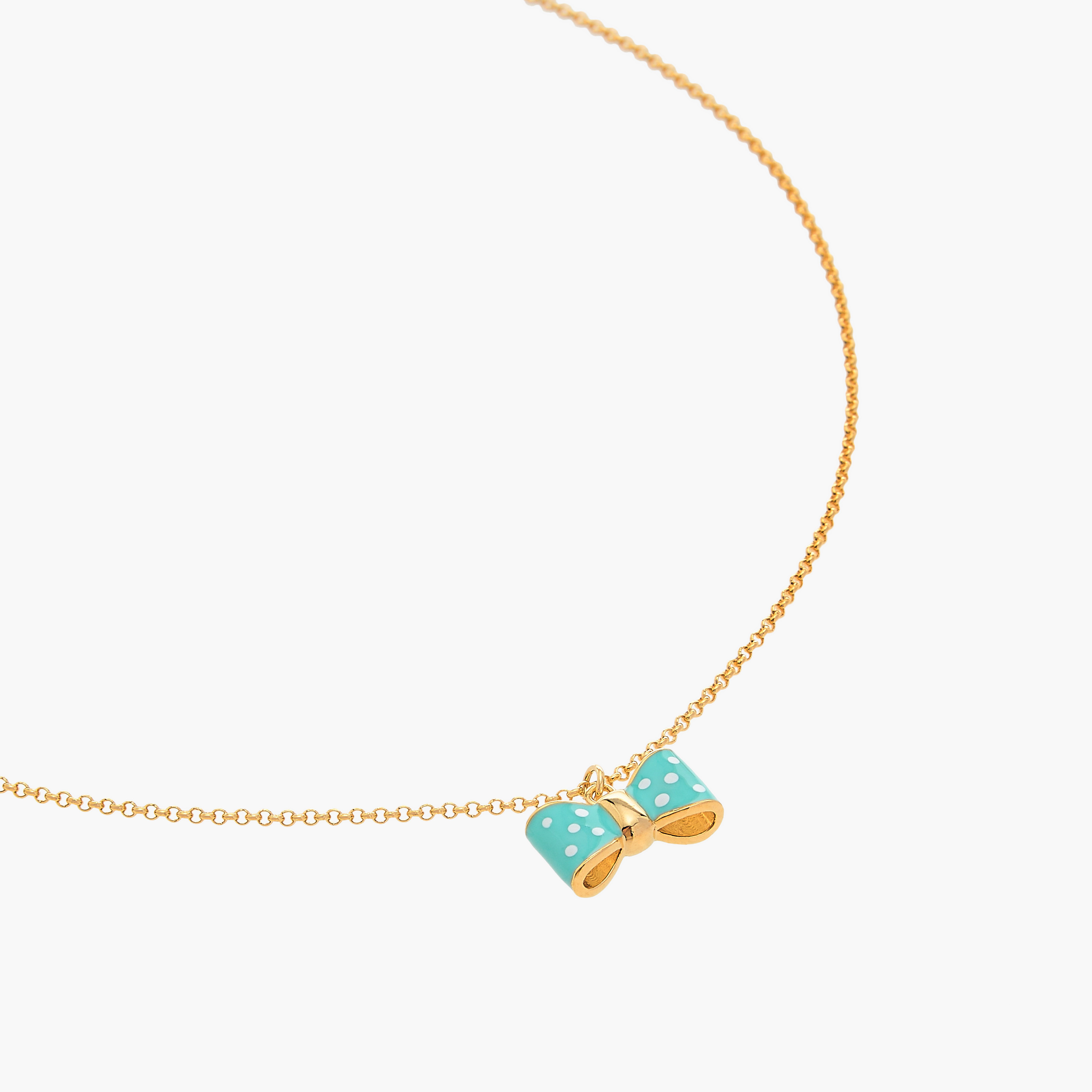 Charmz Bow Accent Necklace with Lobster Clasp Closure-girls-accessories-jewellery-image-2