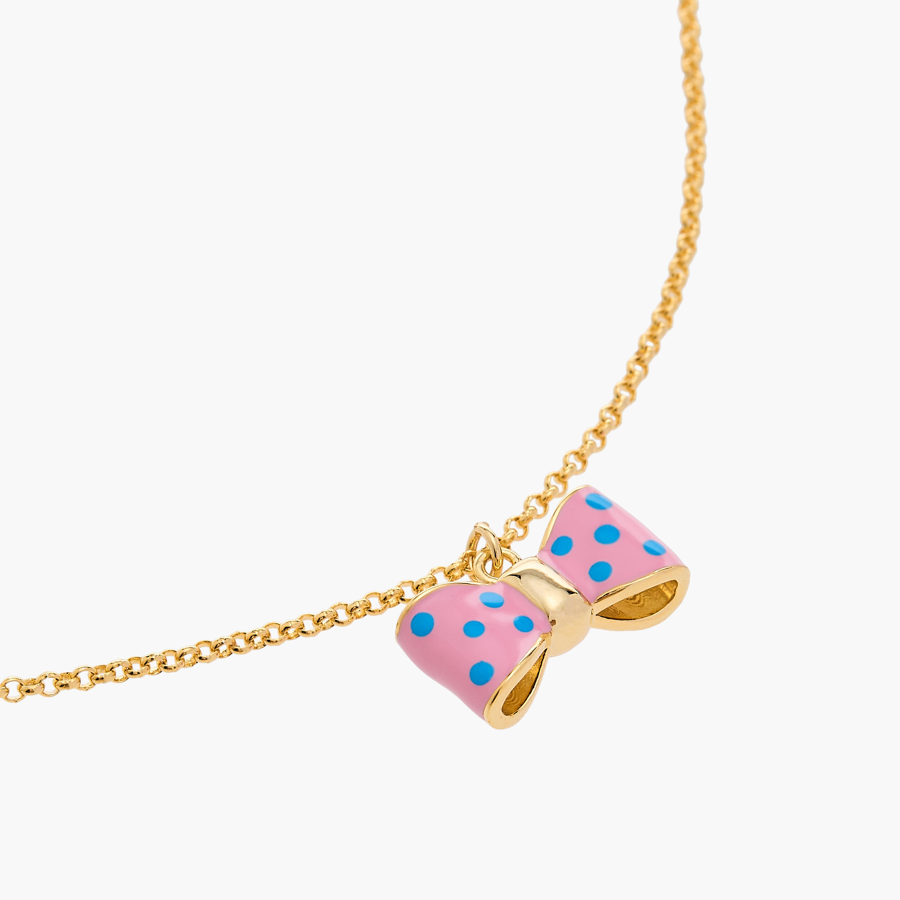 Charmz Bow Accent Necklace with Lobster Clasp Closure-girls-accessories-jewellery-image-4