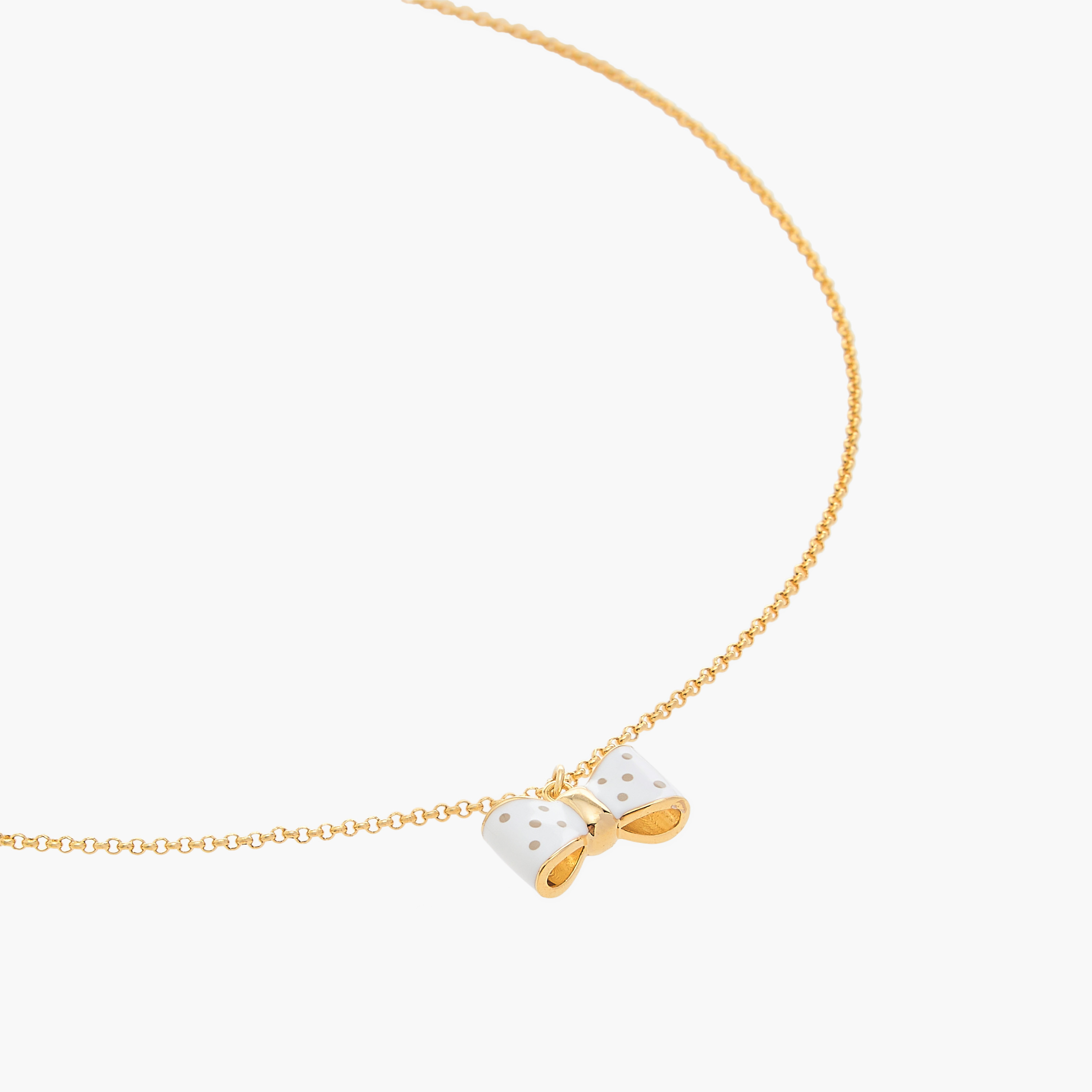 Charmz Bow Accent Necklace with Lobster Clasp Closure-girls-accessories-jewellery-image-2
