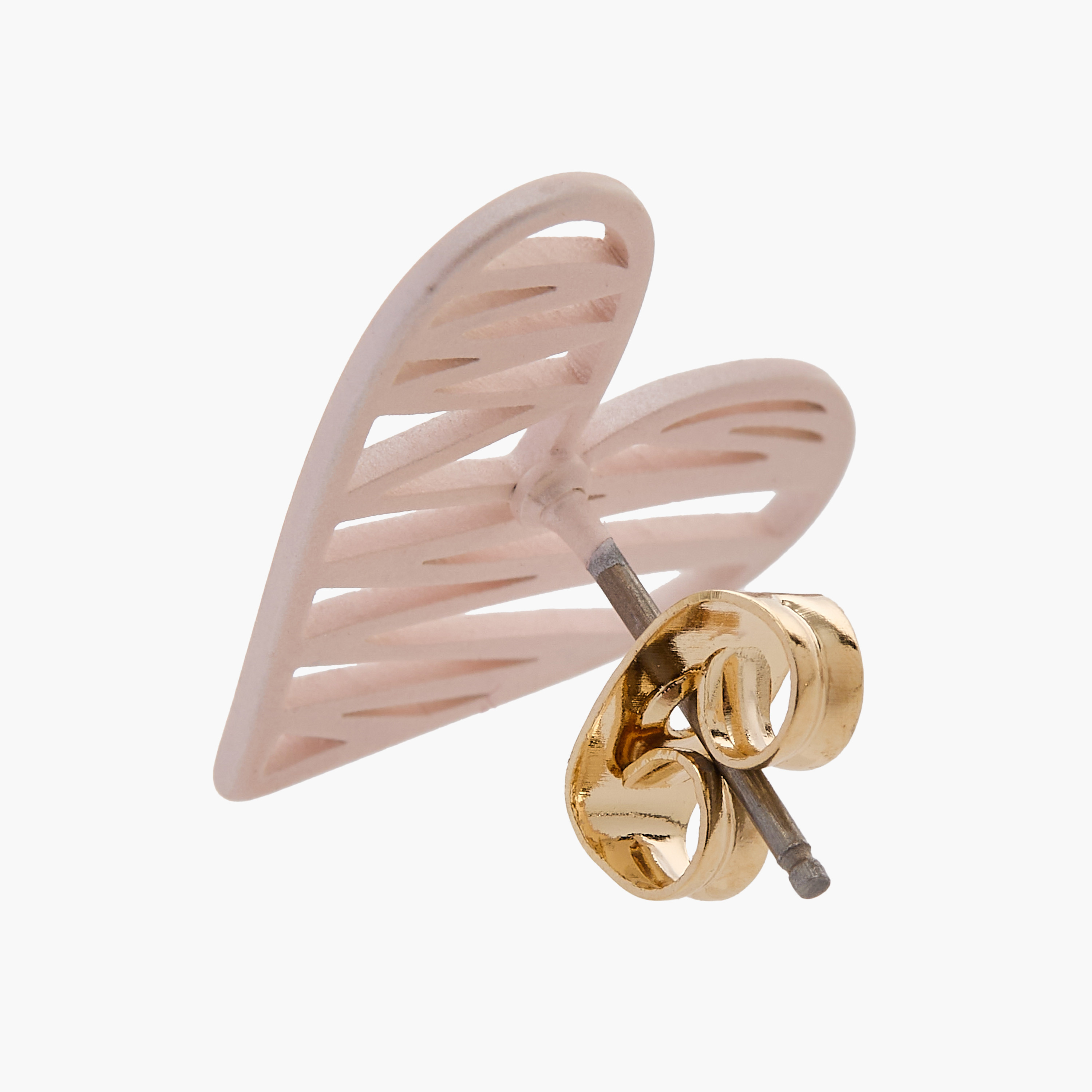 Charmz Heart Pattern Stud Earrings with Pushback Closure-girls-accessories-jewellery-image-4