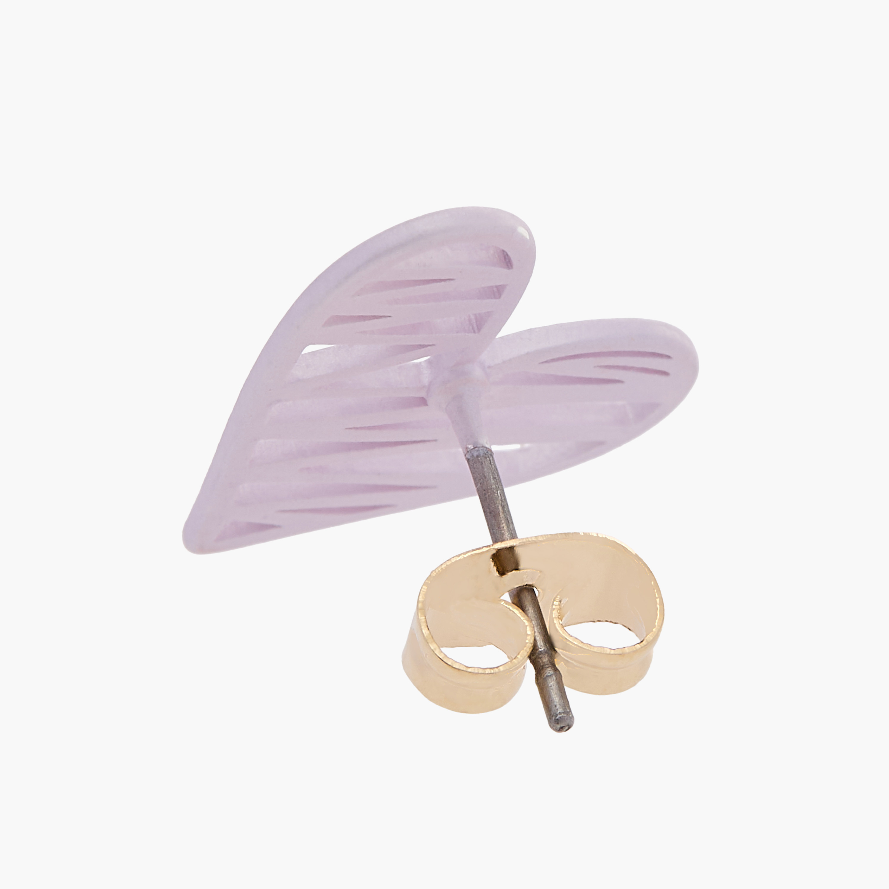 Charmz Heart Pattern Stud Earrings with Pushback Closure-girls-accessories-jewellery-image-4