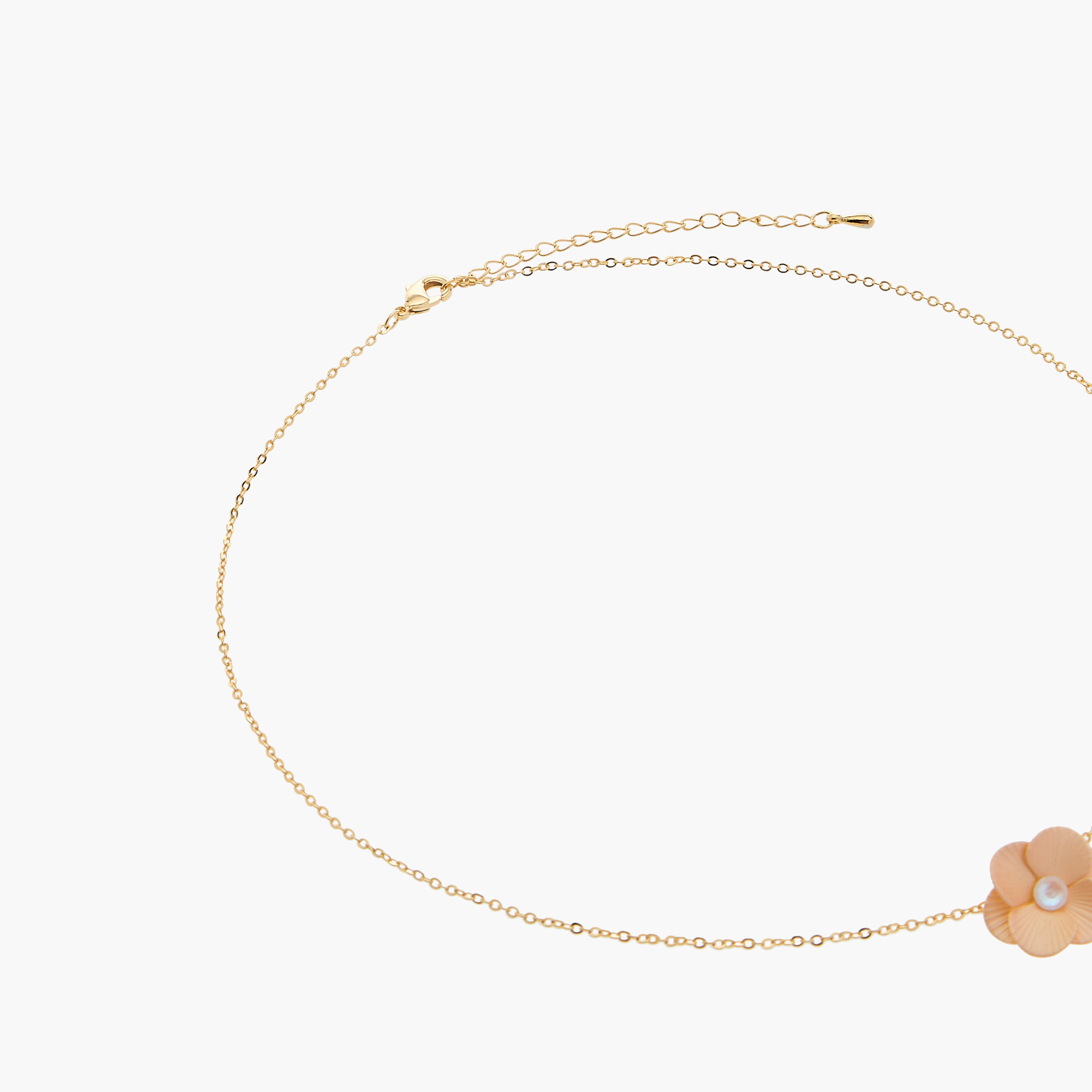 Charmz Flower Pendant Necklace and Earrings Set-girls-accessories-jewellery-image-4