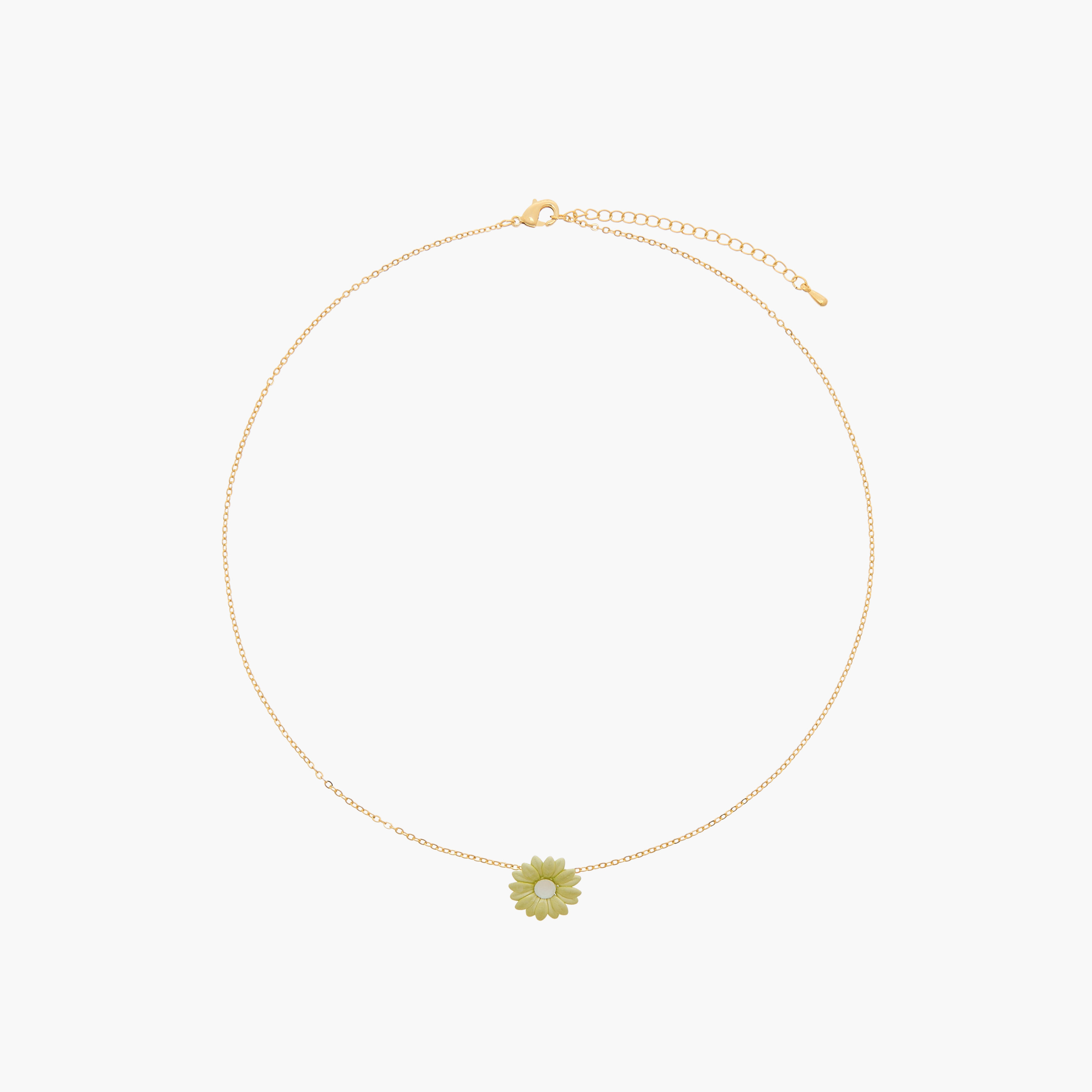 Charmz Flower Pendant Necklace with Lobster Clasp Closure-girls-accessories-jewellery-image-1