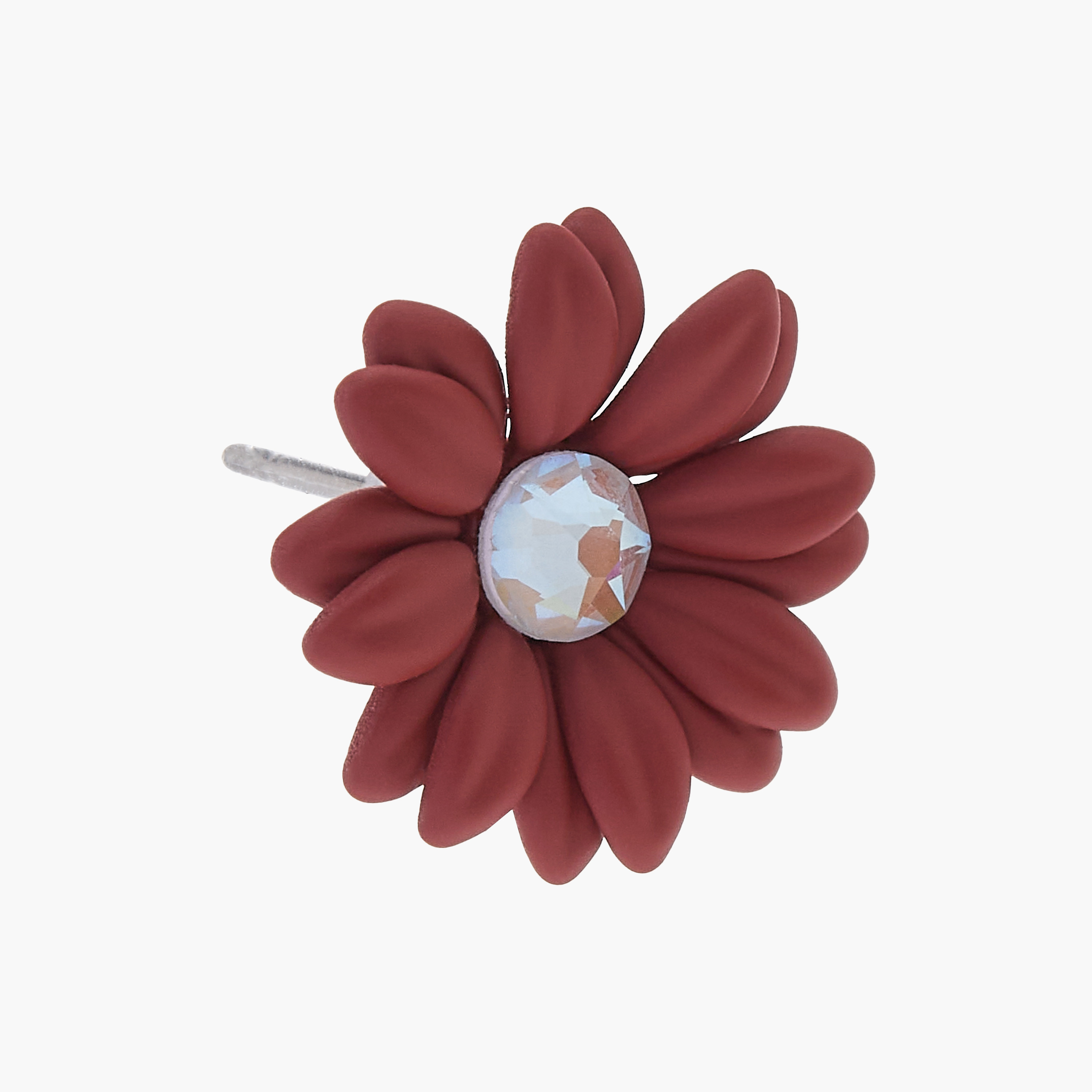 Charmz Flower Applique Earrings with Pushback Closure-girls-accessories-jewellery-image-2