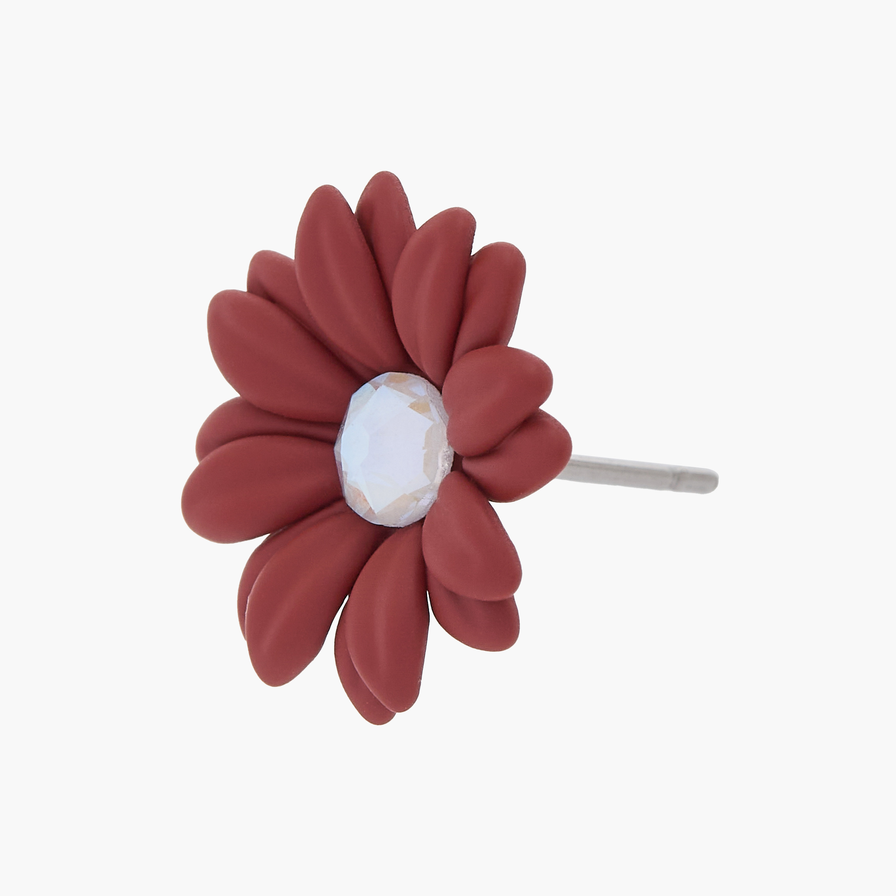 Charmz Flower Applique Earrings with Pushback Closure-girls-accessories-jewellery-image-3