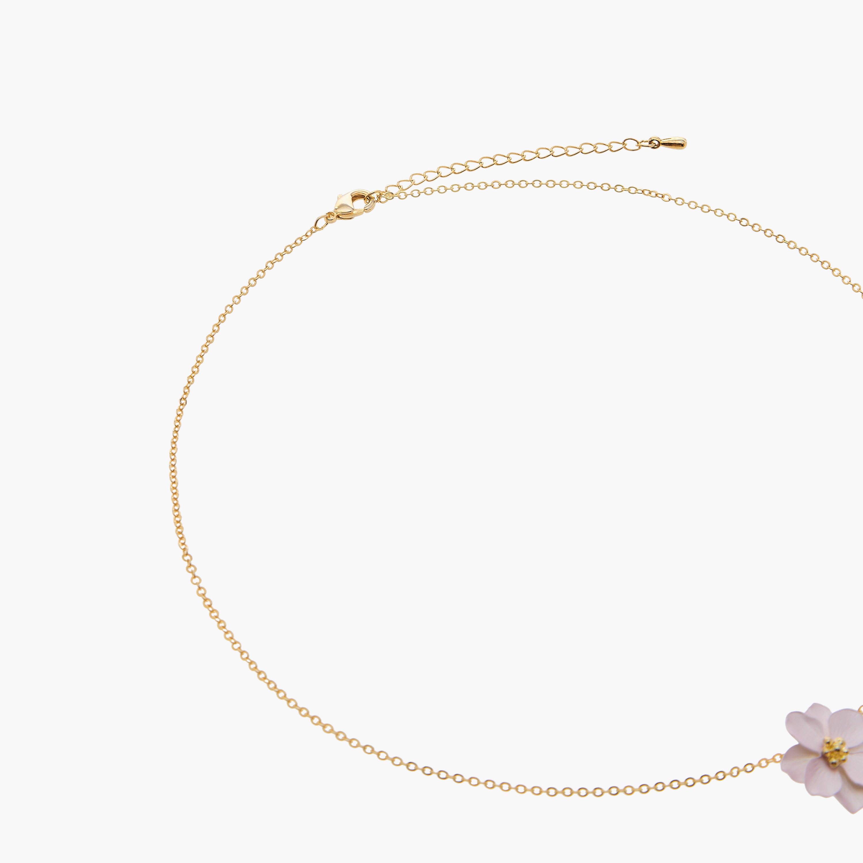 Charmz Flower Pendant Necklace and Earrings Set-girls-accessories-jewellery-image-4