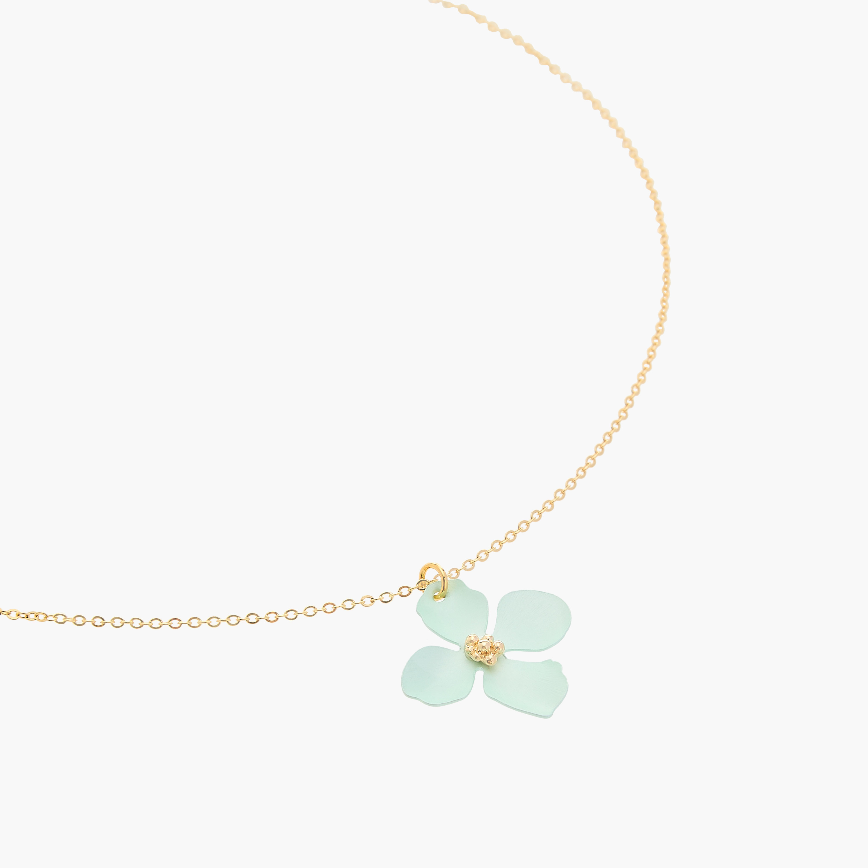 Charmz Floral Pendant Chain Necklace with Lobster Clasp Closure-girls-accessories-jewellery-image-2
