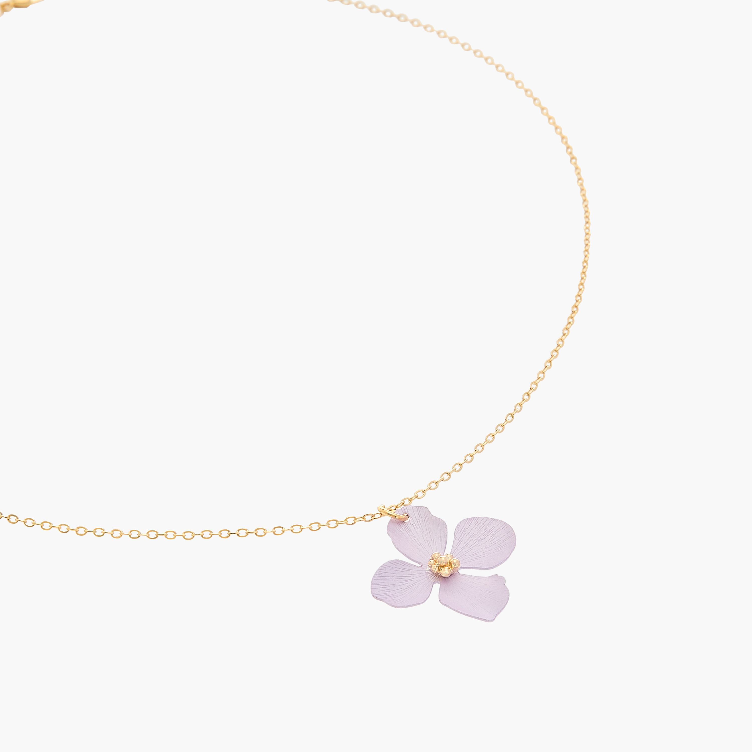 Charmz Floral Pendant Chain Necklace with Lobster Clasp Closure-girls-accessories-jewellery-image-2