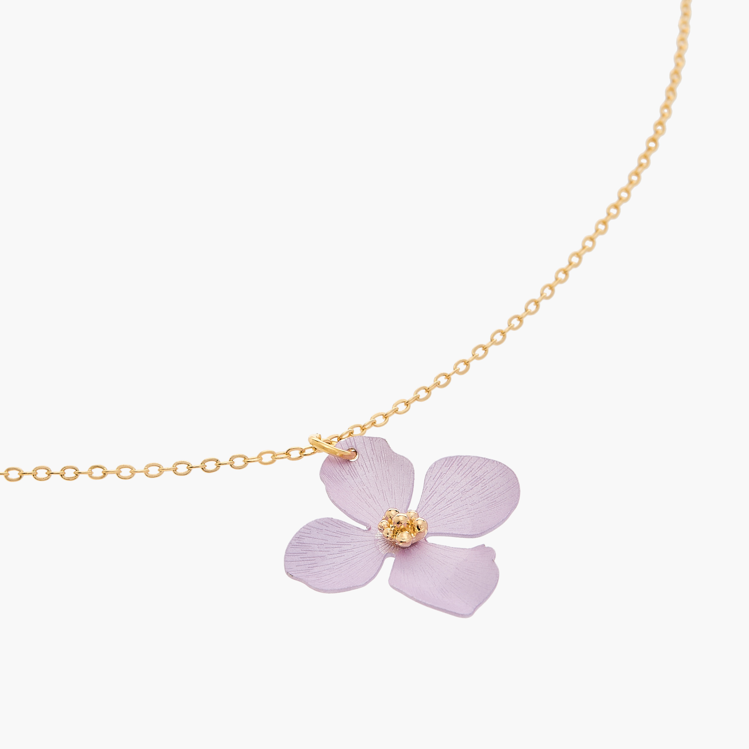 Charmz Floral Pendant Chain Necklace with Lobster Clasp Closure-girls-accessories-jewellery-image-4