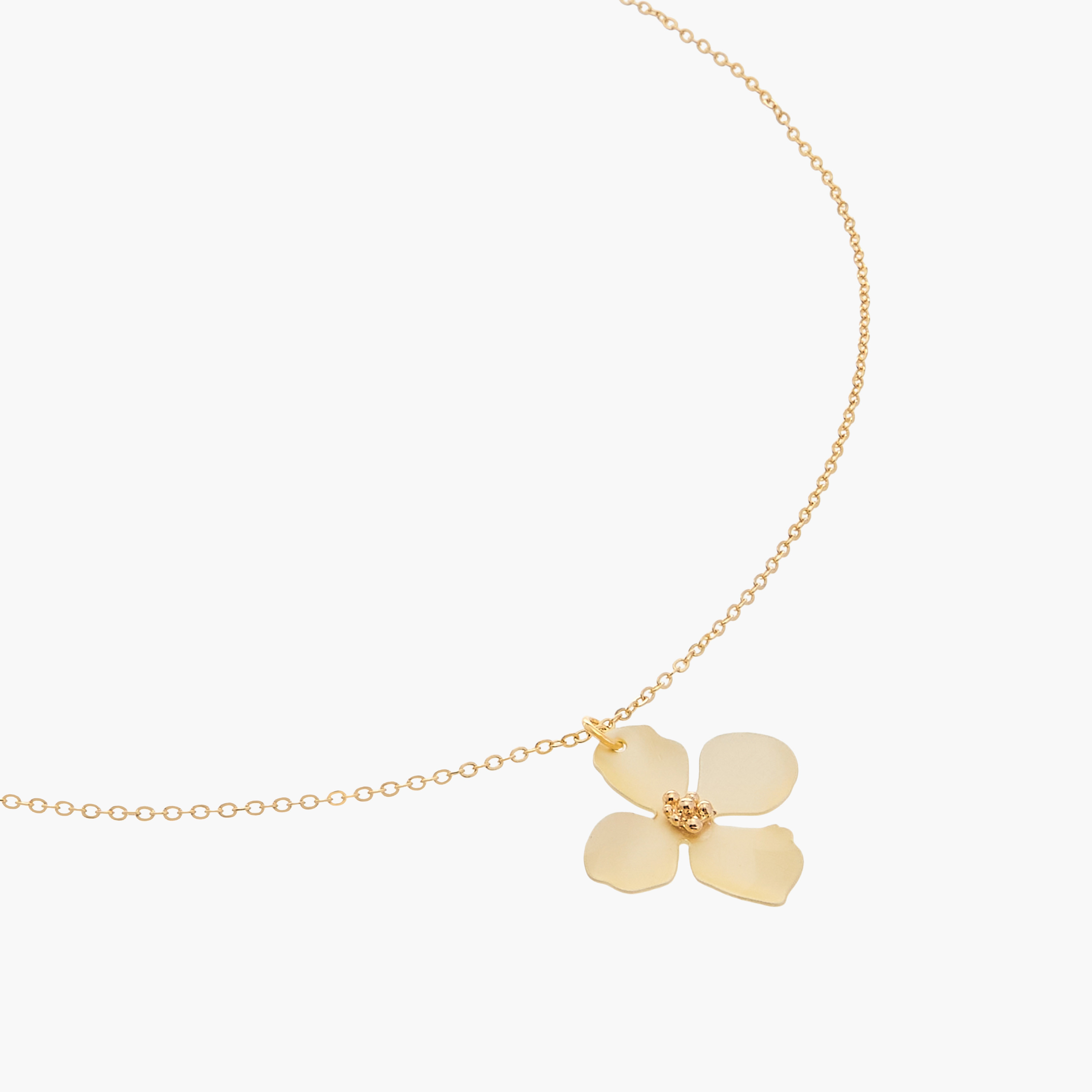 Charmz Floral Pendant Chain Necklace with Lobster Clasp Closure-girls-accessories-jewellery-image-2