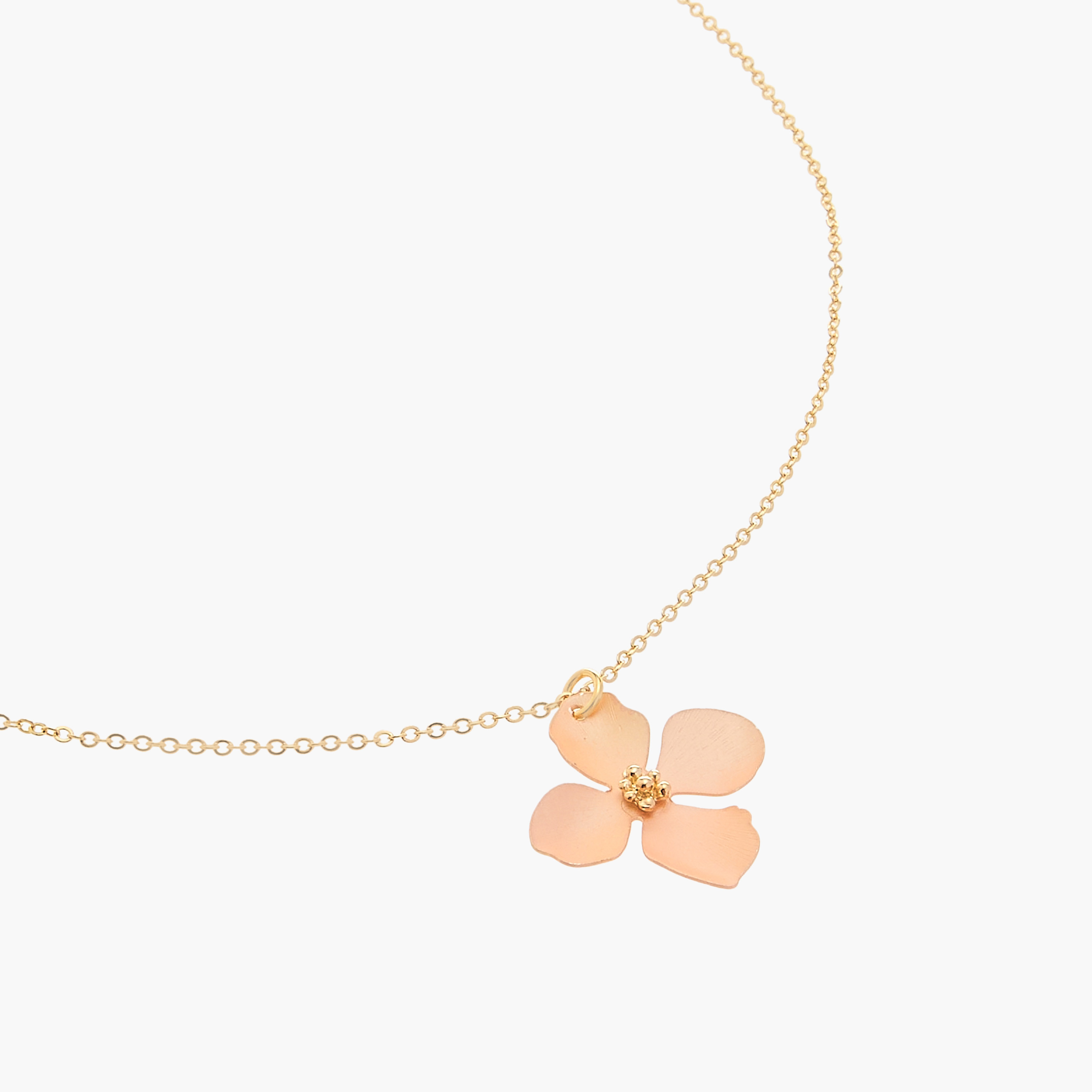 Charmz Floral Pendant Chain Necklace with Lobster Clasp Closure-girls-accessories-jewellery-image-2