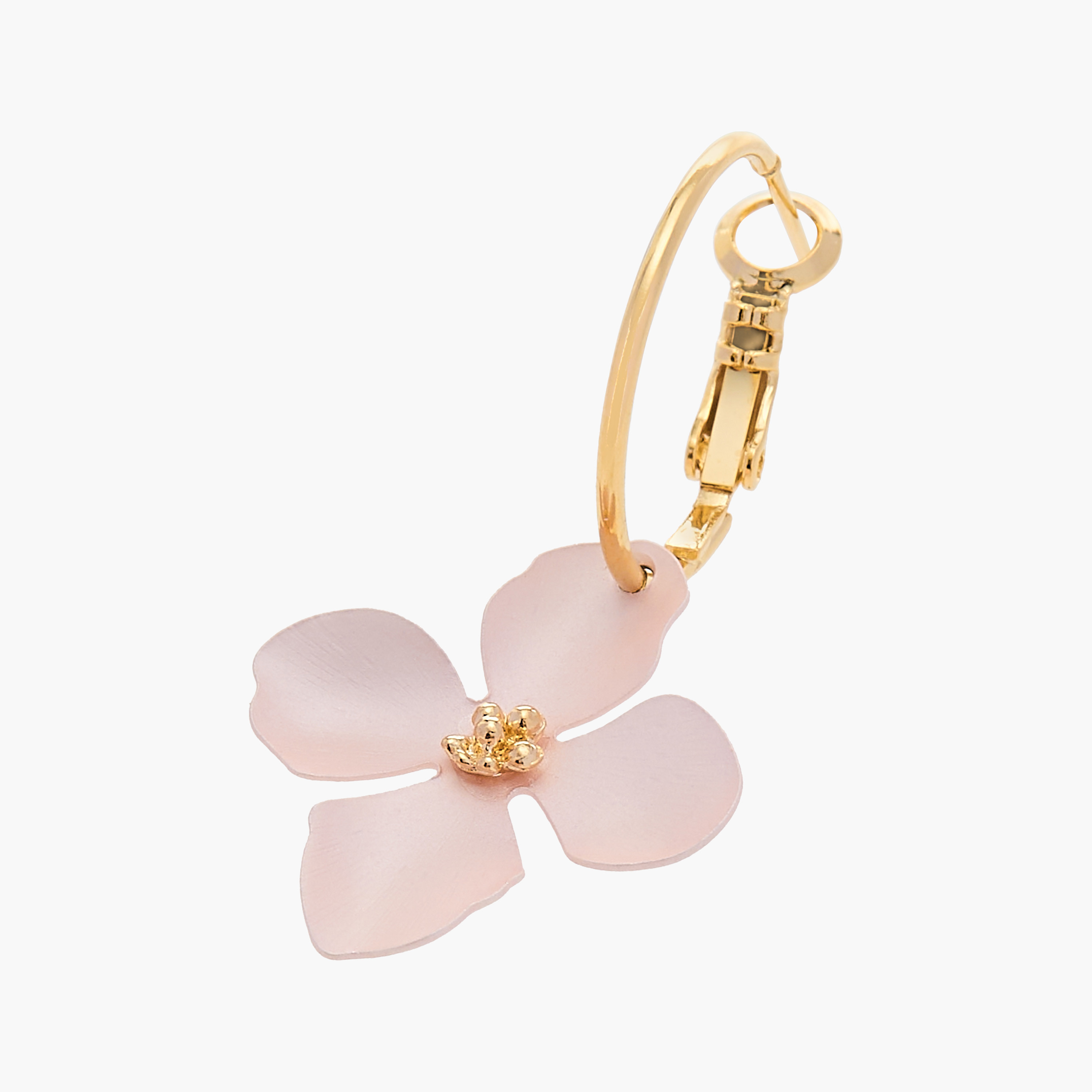Charmz Floral Accent Hoop Earrings-girls-accessories-jewellery-image-4