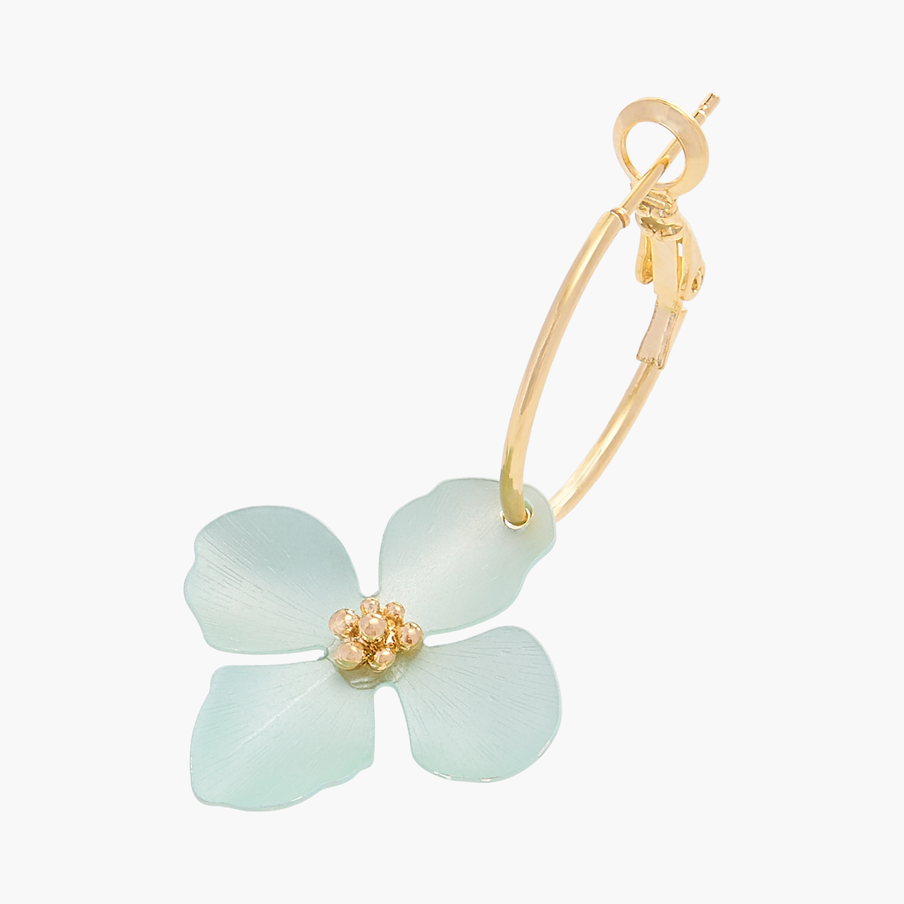 Charmz Floral Accent Hoop Earrings-girls-accessories-jewellery-image-4