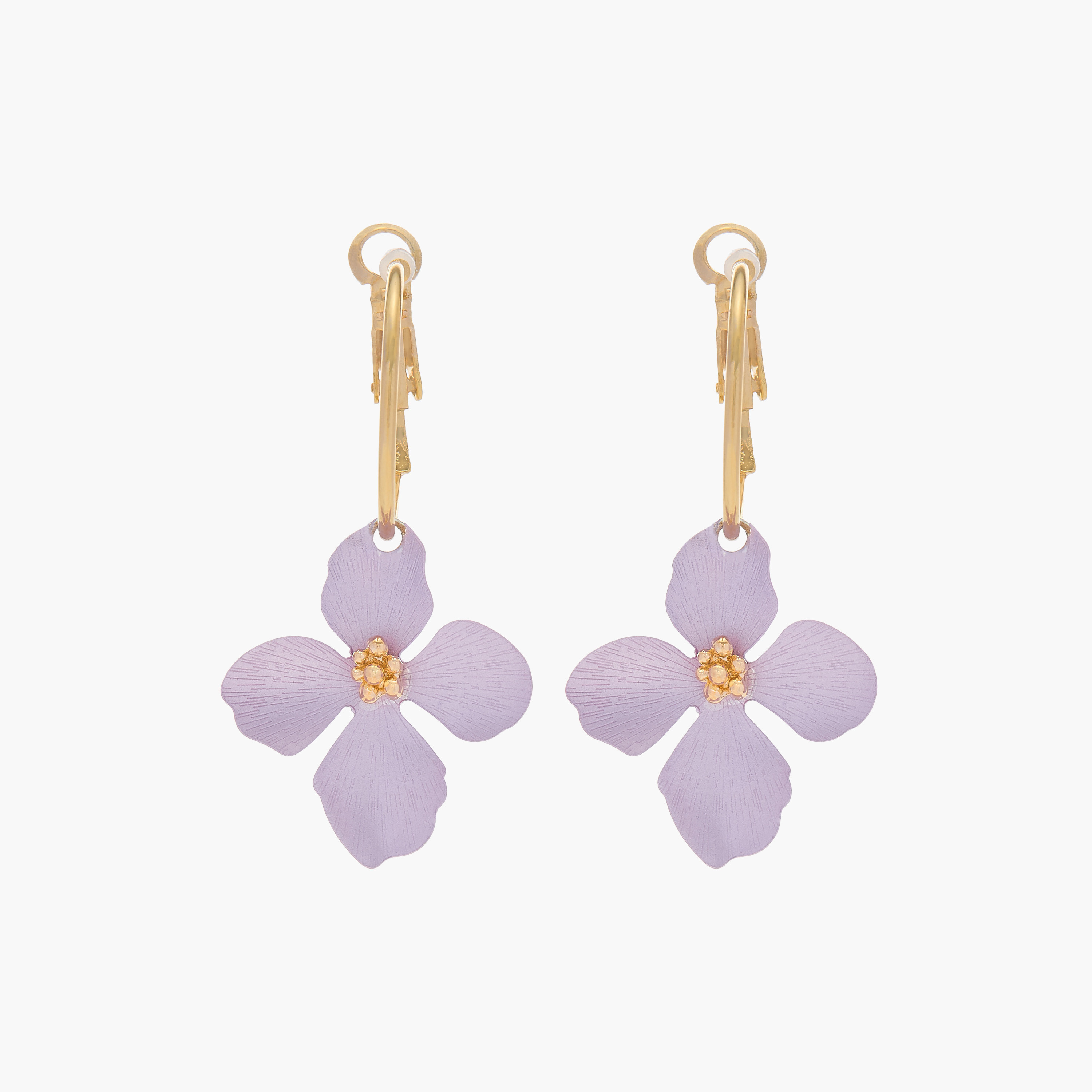حلق طارة بتزيينات زهرية من تشارمز-girls-accessories-jewellery-image-1