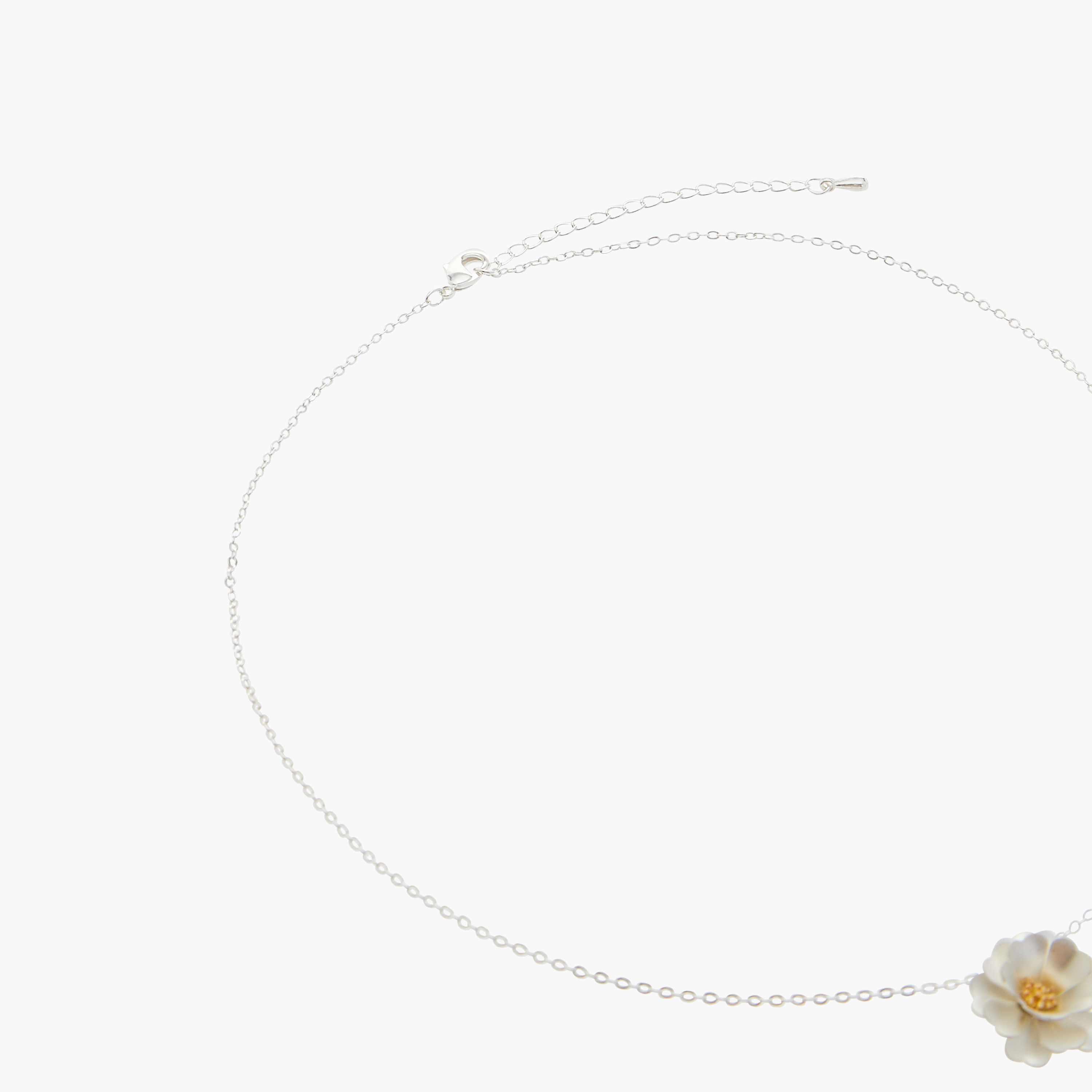 Charmz Flower Pendant Necklace and Earrings Set-girls-accessories-jewellery-image-4