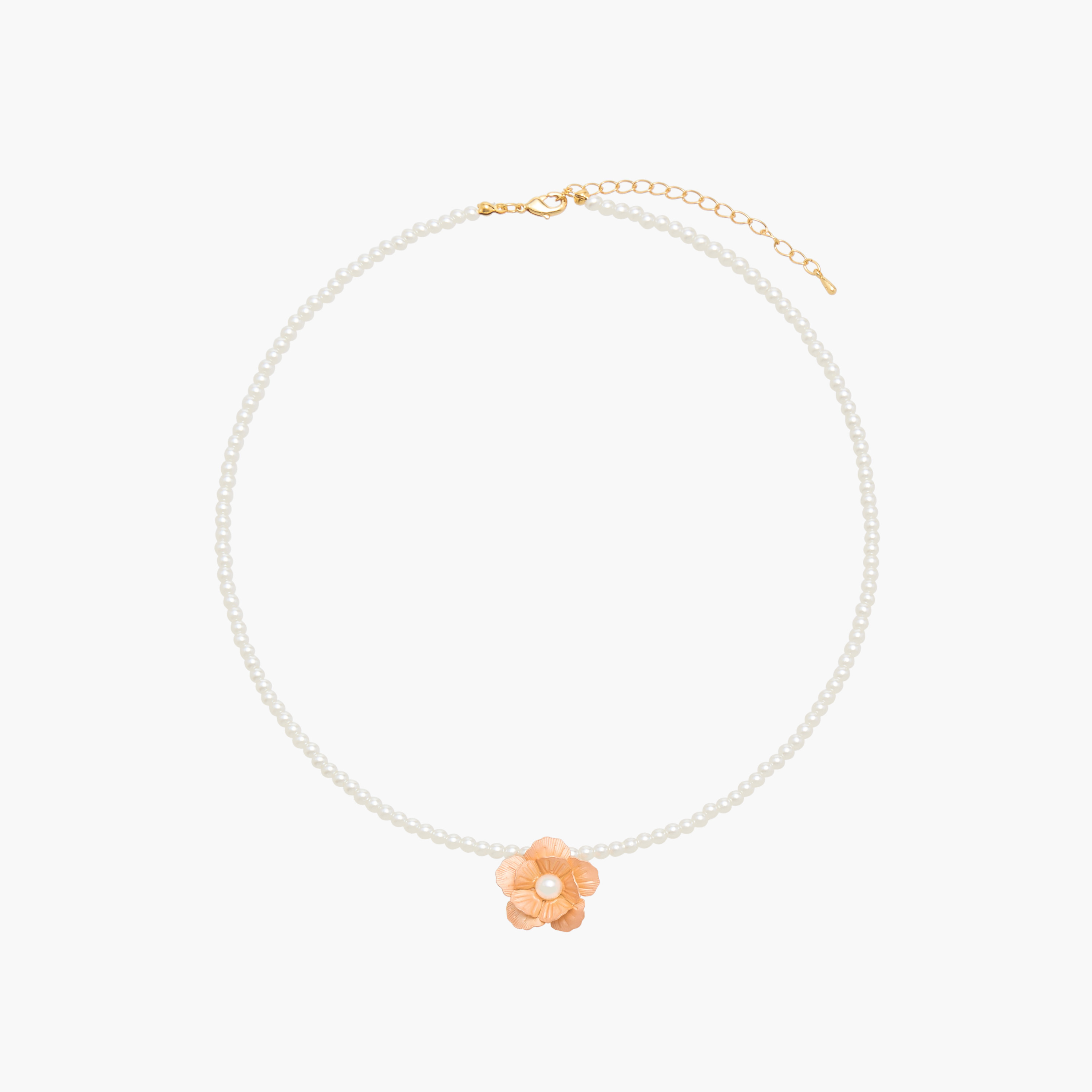 Charmz Floral Embellished Pendant Necklace and Earrings Set-girls-accessories-jewellery-image-2