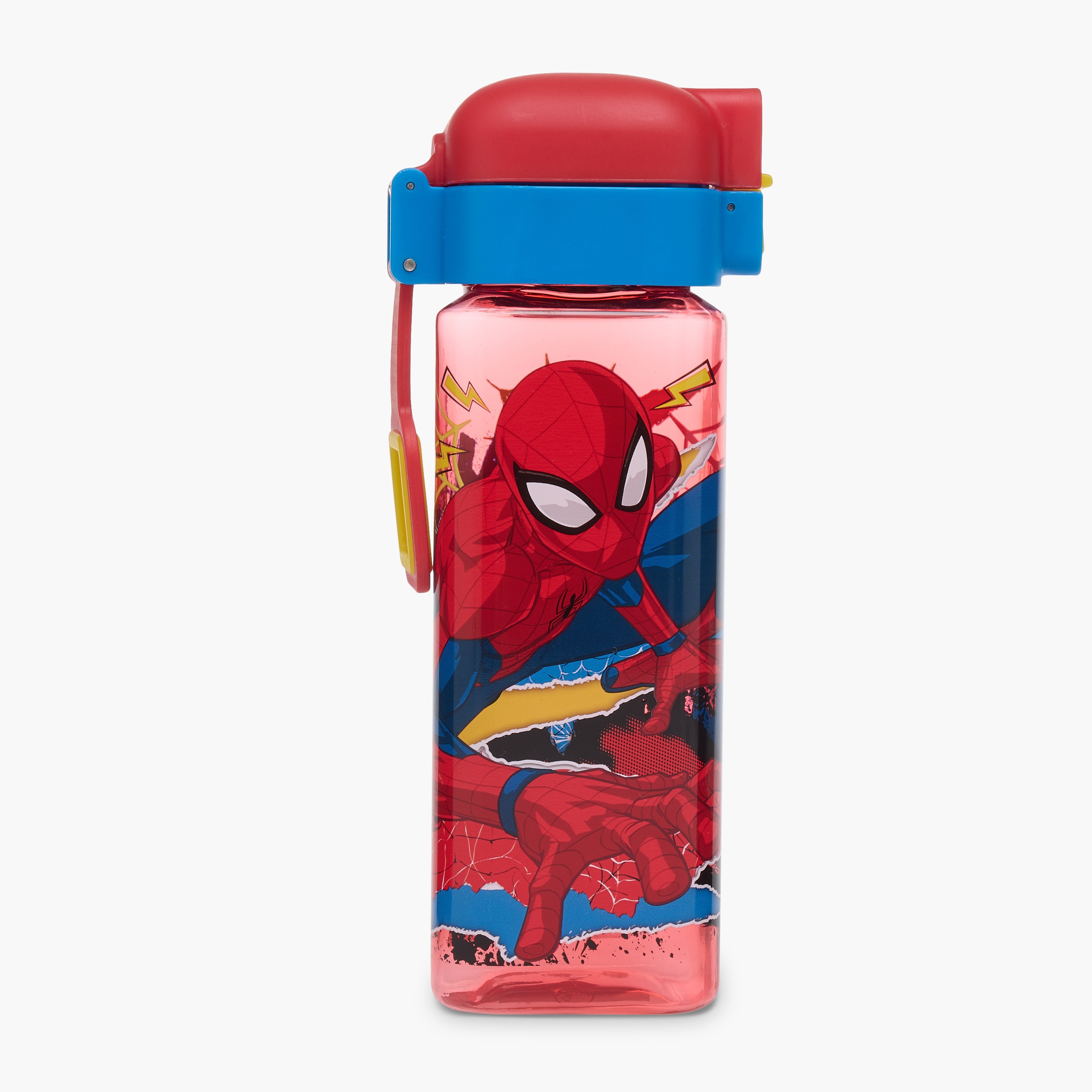 Spider-Man Print Ecozen Bottle with Safety Lock - 550 ml-baby-feeding-mealtimeessentials-image-1
