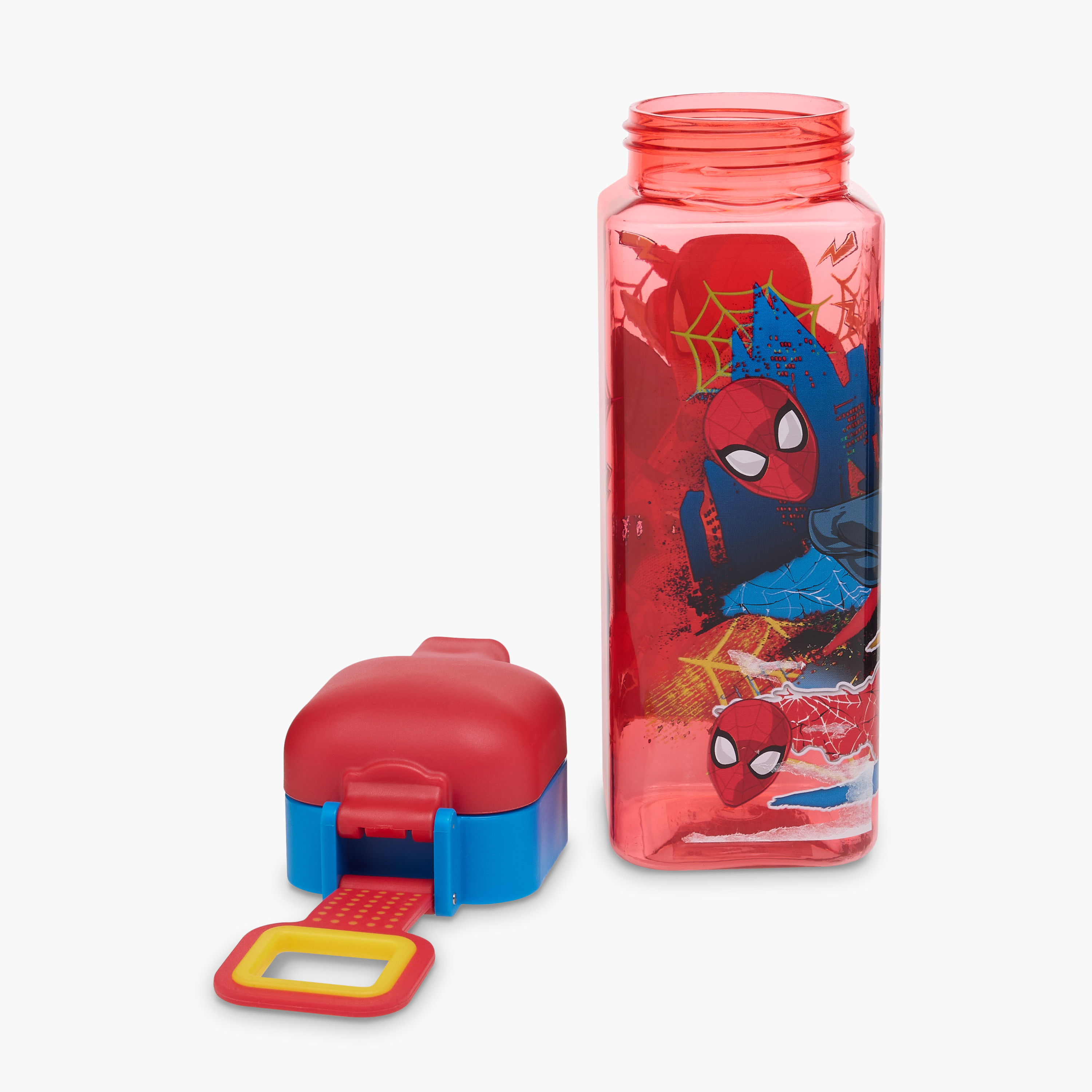Spider-Man Print Ecozen Bottle with Safety Lock - 550 ml-baby-feeding-mealtimeessentials-image-2