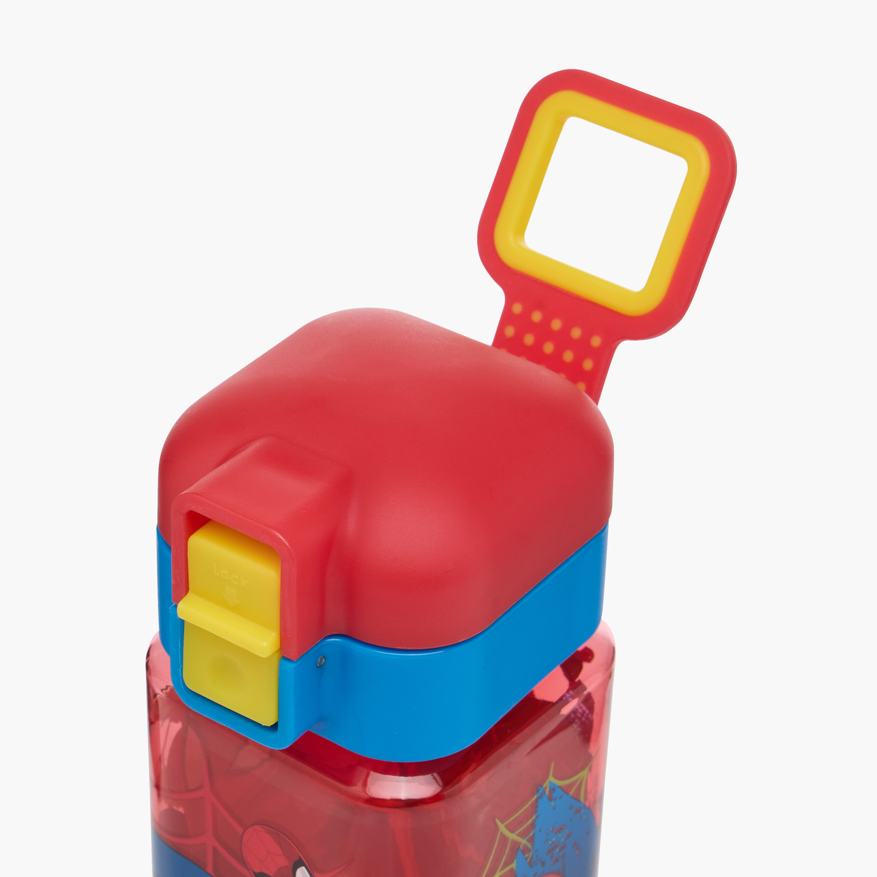 Spider-Man Print Ecozen Bottle with Safety Lock - 550 ml-baby-feeding-mealtimeessentials-image-3