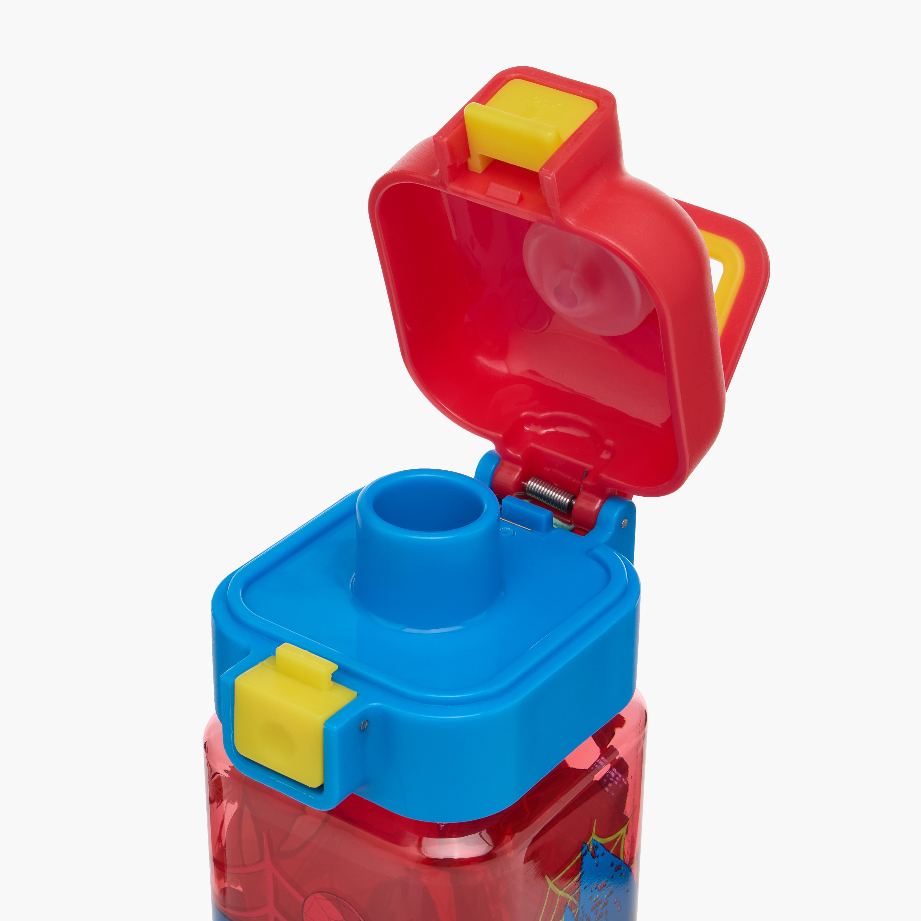 Spider-Man Print Ecozen Bottle with Safety Lock - 550 ml-baby-feeding-mealtimeessentials-image-4