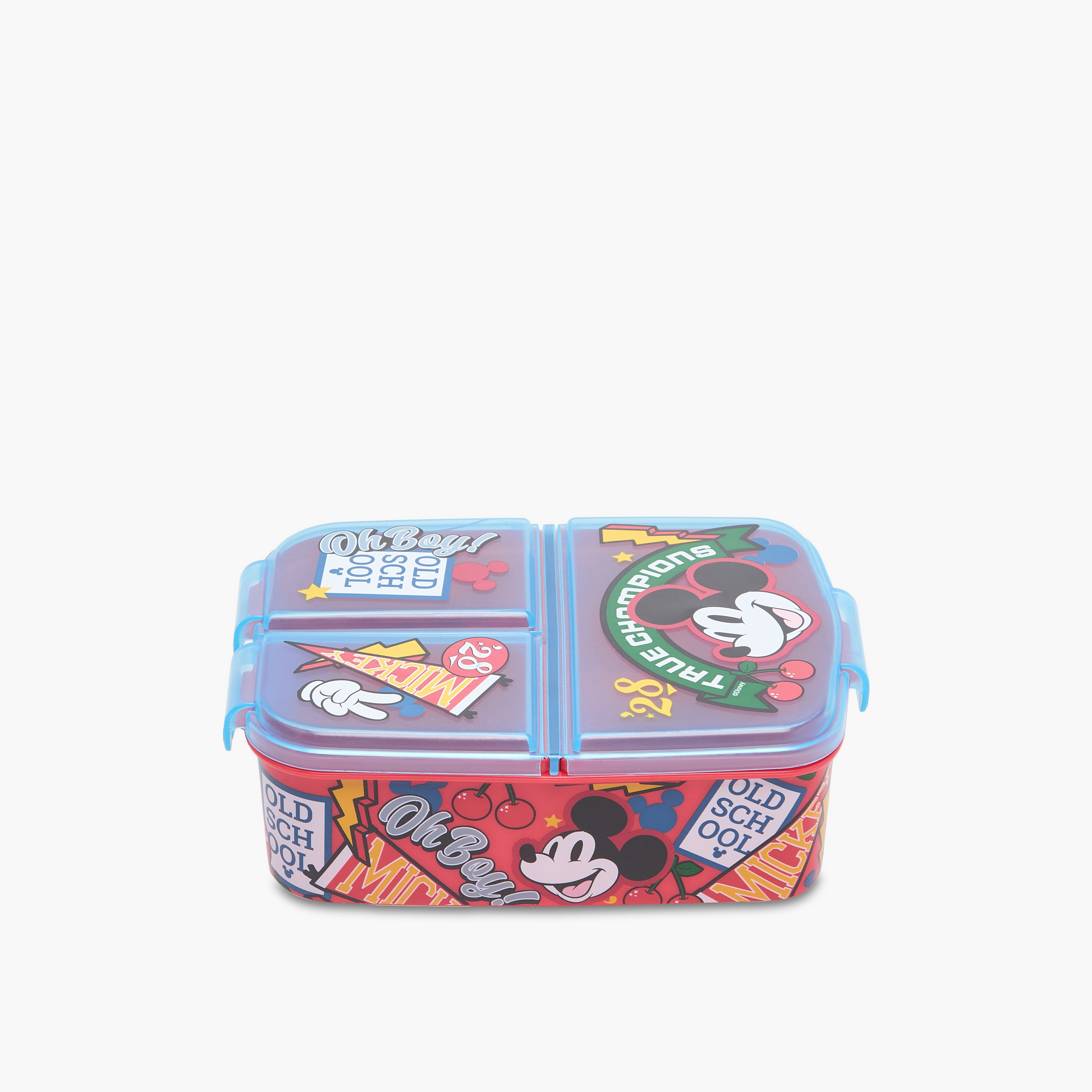 Disney Mickey Mouse Print Sandwich Box-baby-feeding-mealtimeessentials-image-1