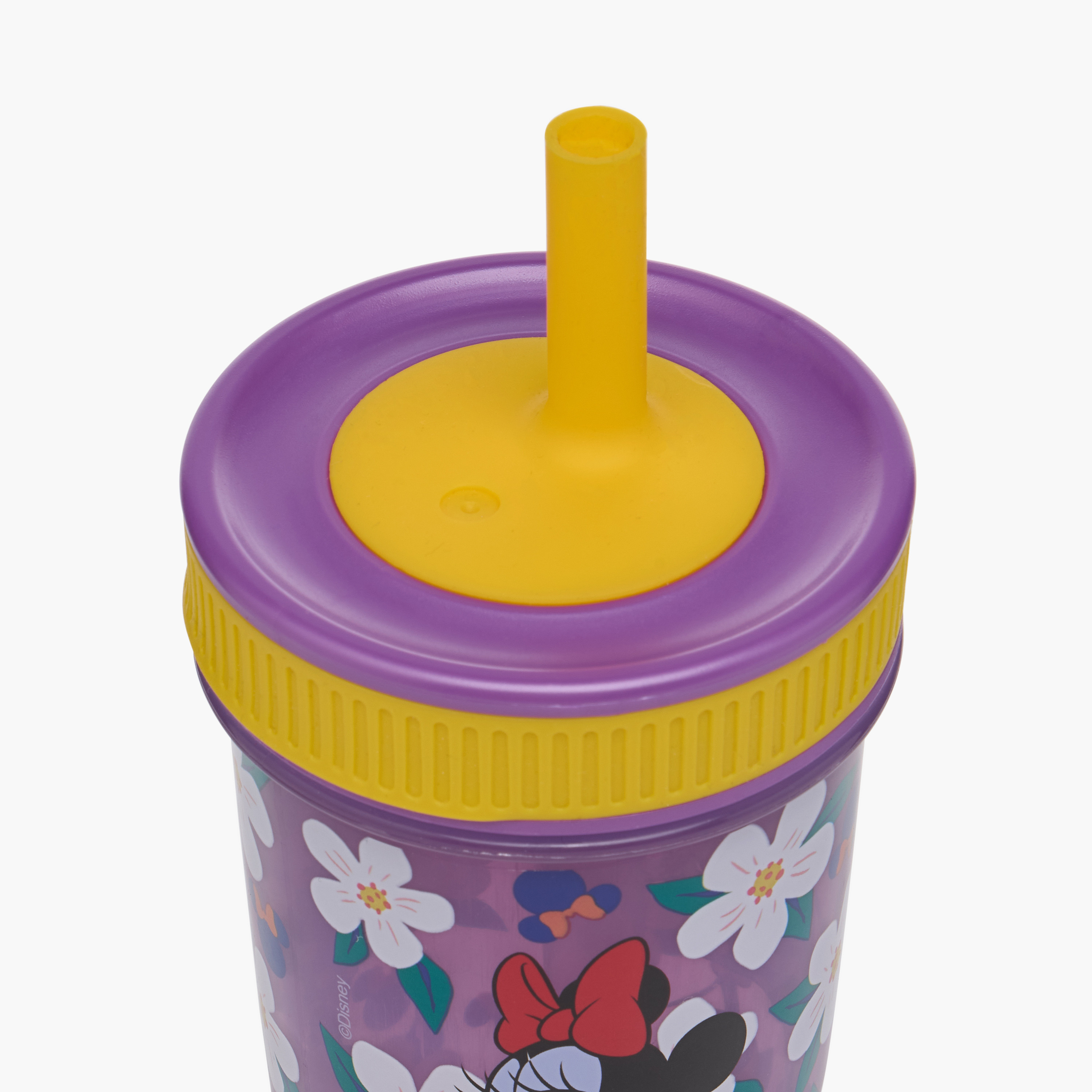 Disney Minnie Mouse Print Tumbler with Straw - 465 ml-baby-feeding-mealtimeessentials-image-3
