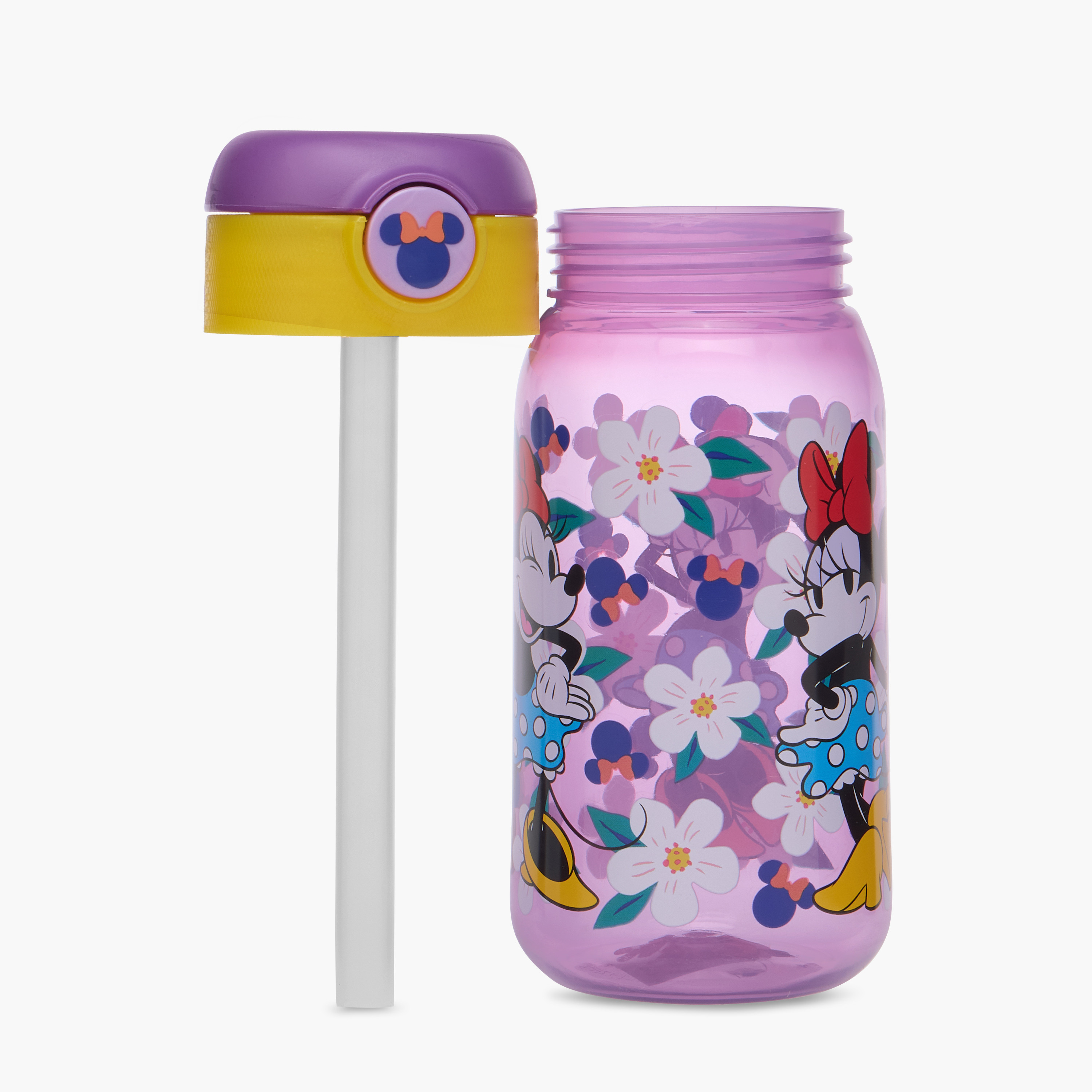 Disney Minnie Mouse Print Sipper Water Bottle - 510 ml-baby-feeding-mealtimeessentials-image-2