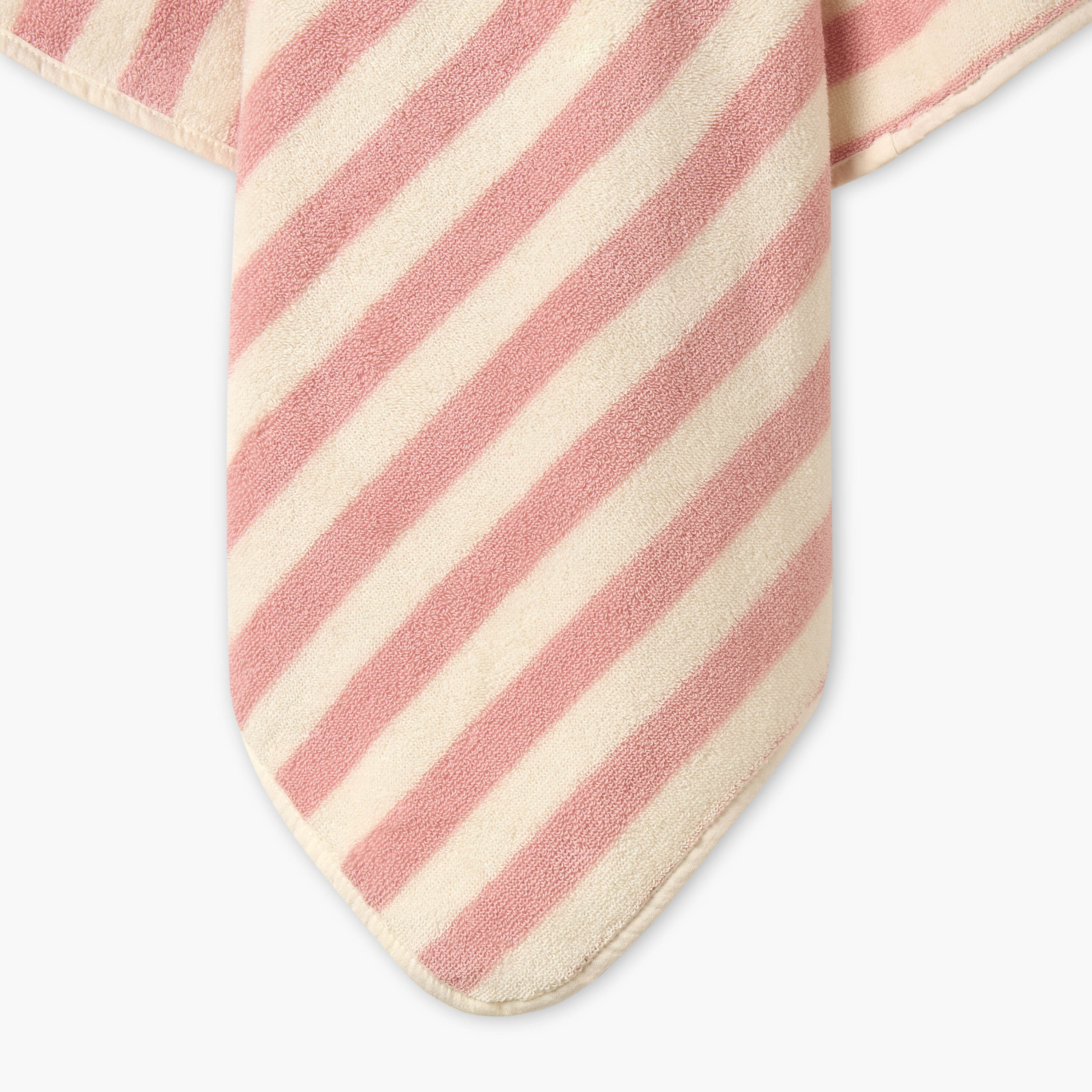 Giggles Striped Hooded Towel - 75x75 cm-baby-bathandcare-towels-image-4
