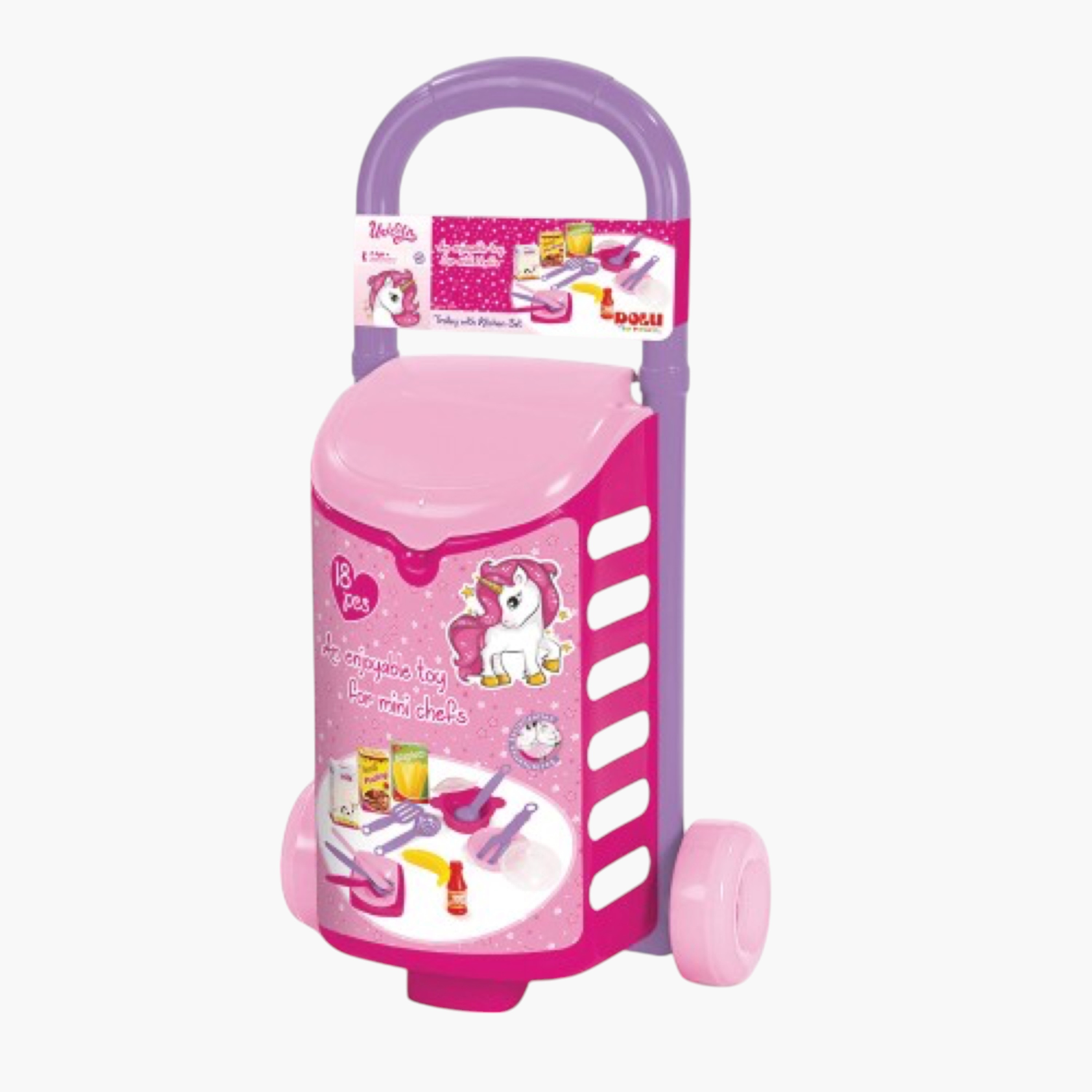 Dolu Unicorn 18-Piece Kitchen Trolley Playset-toys-roleplay-kitchensets-image-3