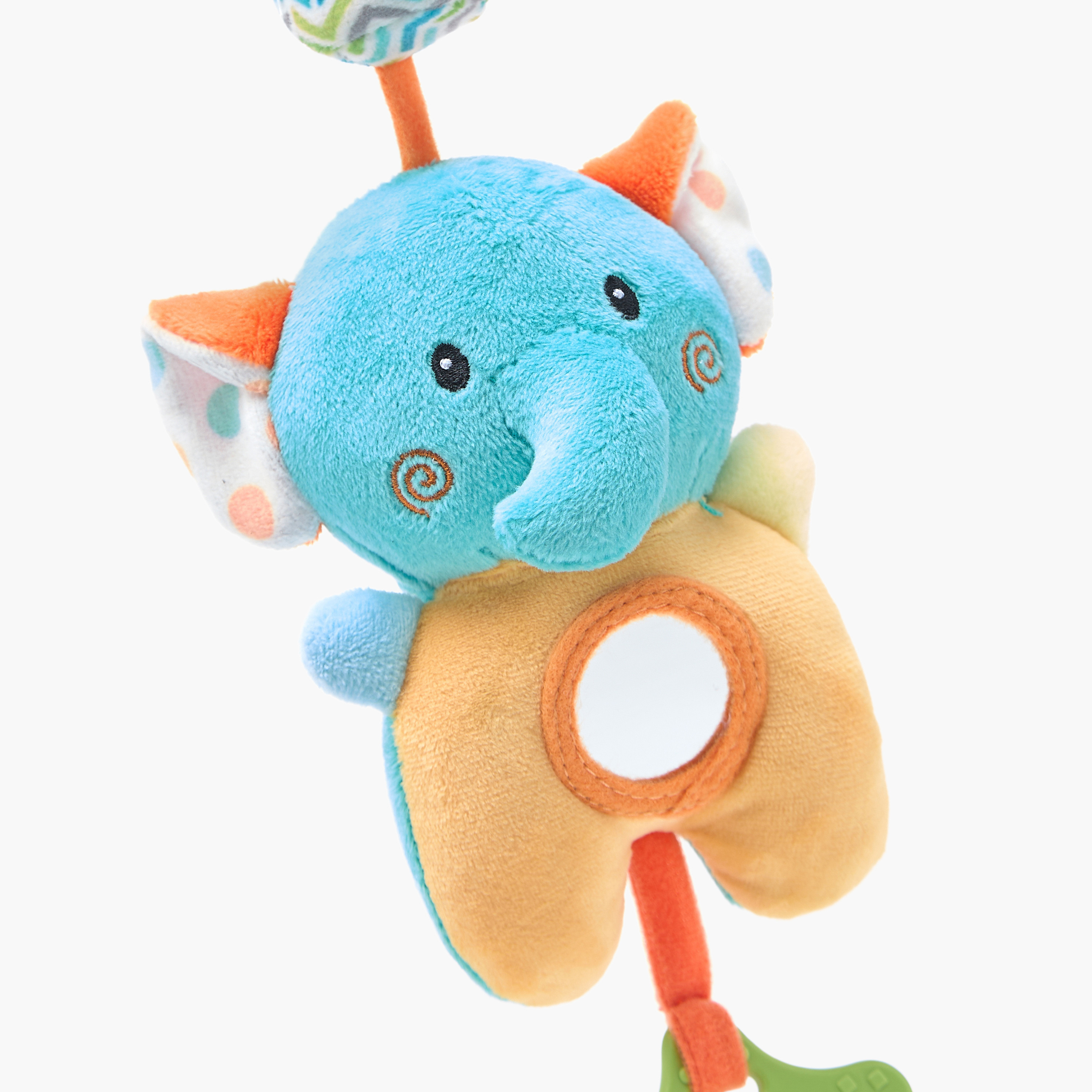 Juniors Hanging Elephant Silicone Teether-baby-feeding-teethers-image-3