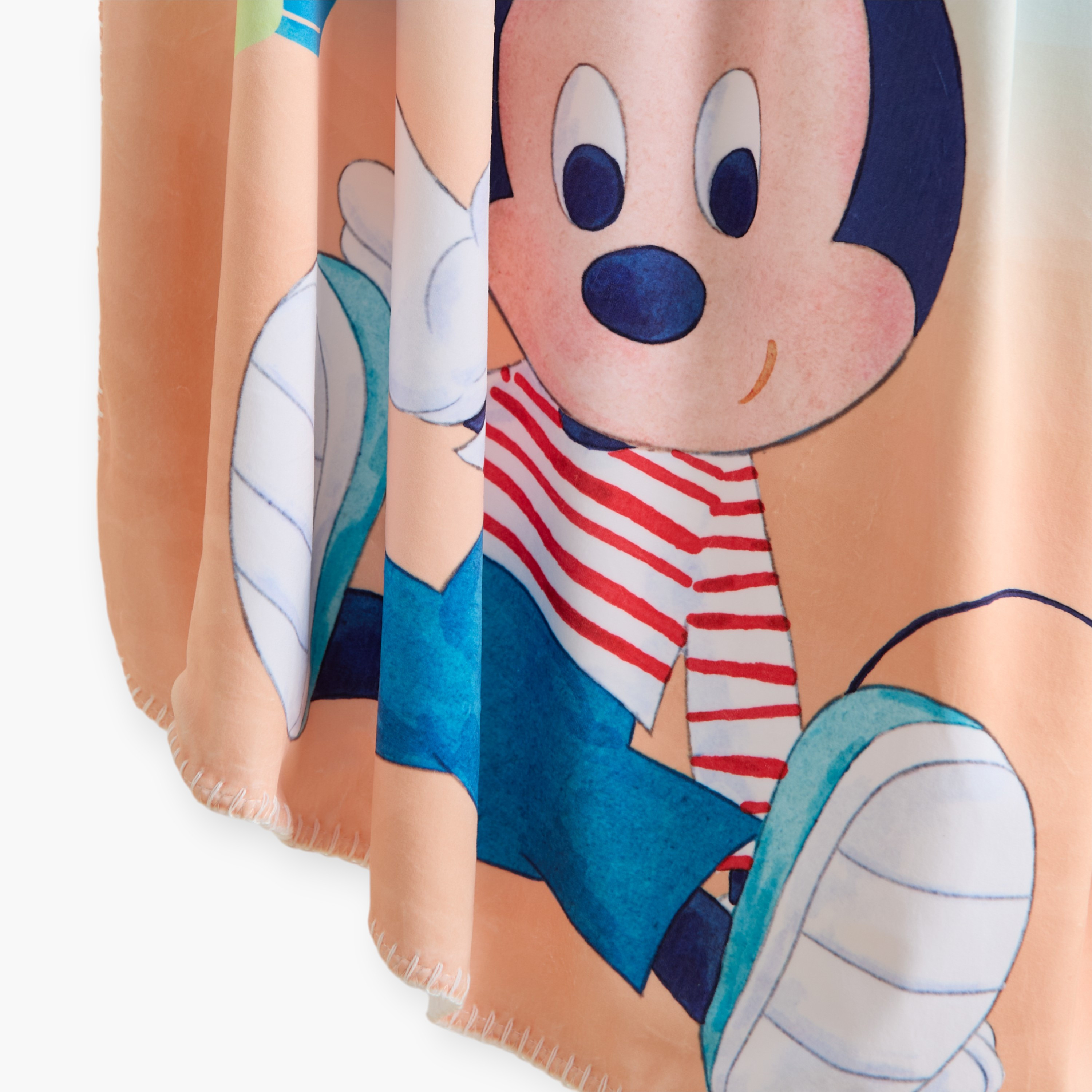 Disney Mickey Mouse Print Raschel Blanket - 80x100 cm-baby-nursery-blanketsandswaddles-blanketsandquilts-image-3