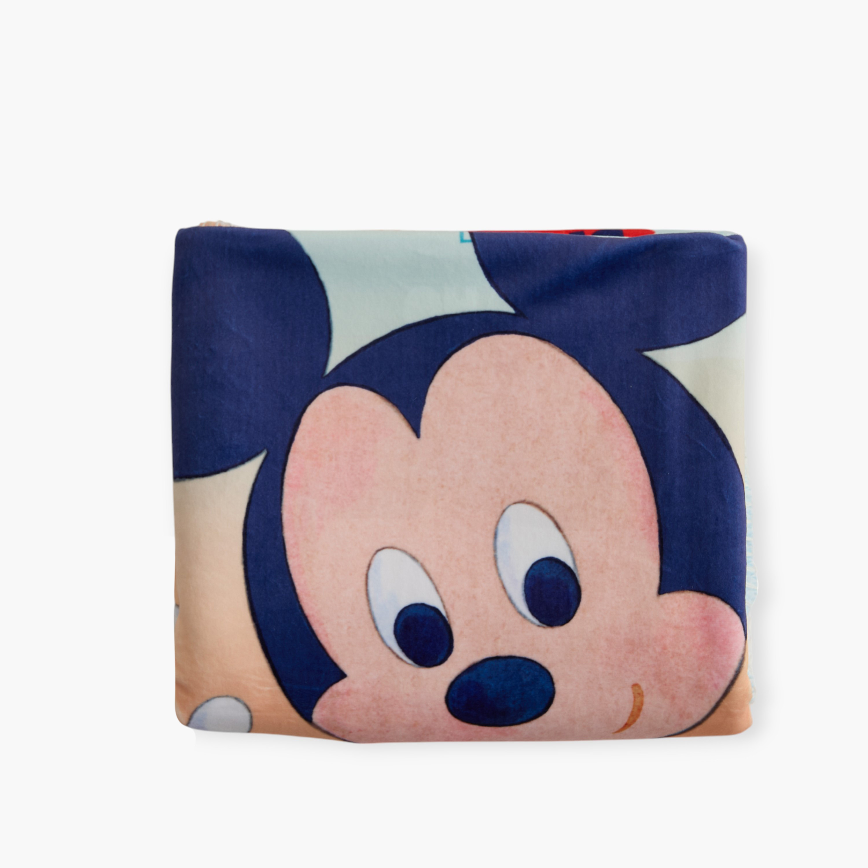 Disney Mickey Mouse Print Raschel Blanket - 80x100 cm-baby-nursery-blanketsandswaddles-blanketsandquilts-image-4