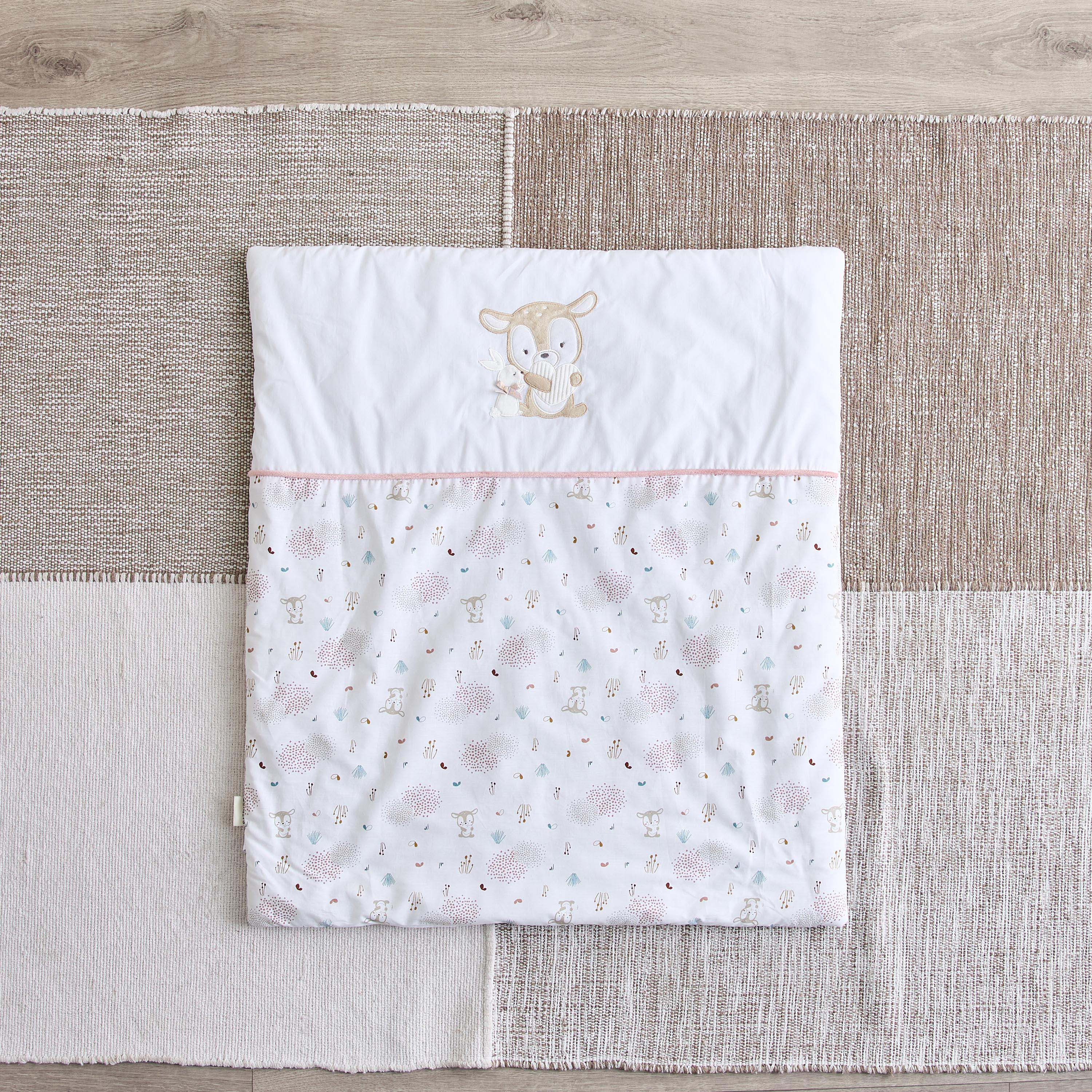 Juniors 3-Piece Applique Detail Bassinet Bedding Set - 50x80 cm-baby-nursery-babybedding-image-4