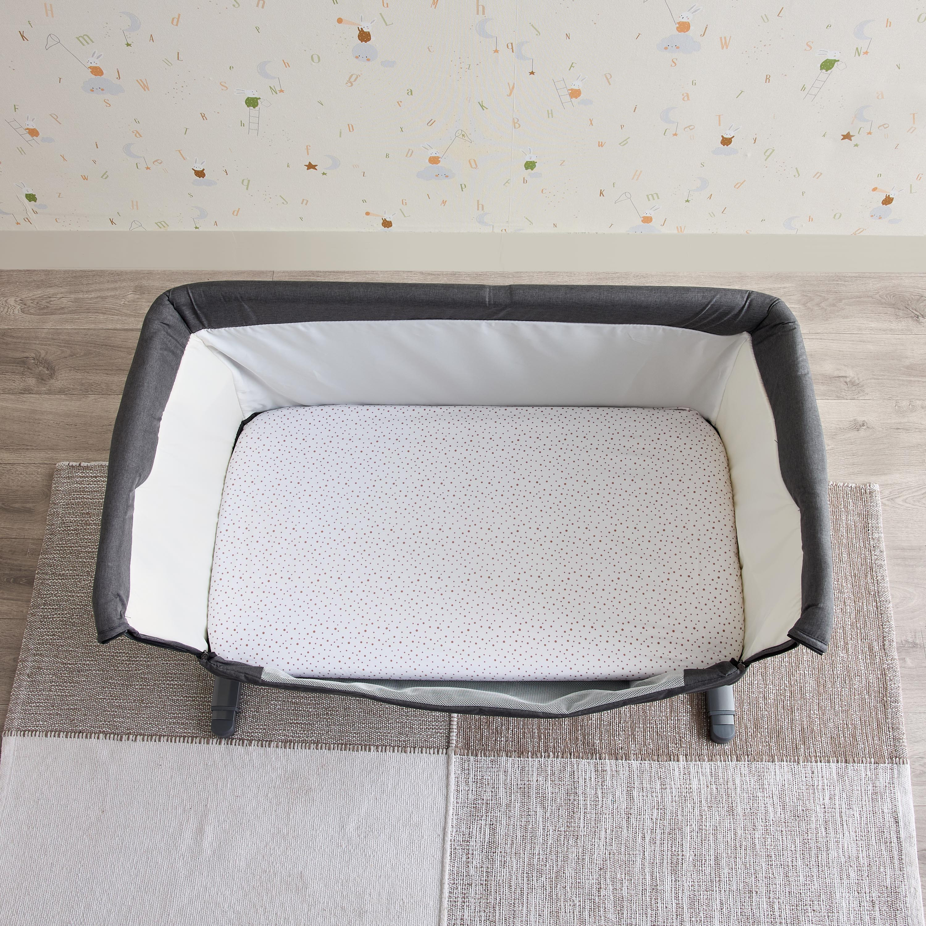 Juniors 3-Piece Applique Detail Bassinet Bedding Set - 50x80 cm-baby-nursery-babybedding-image-8