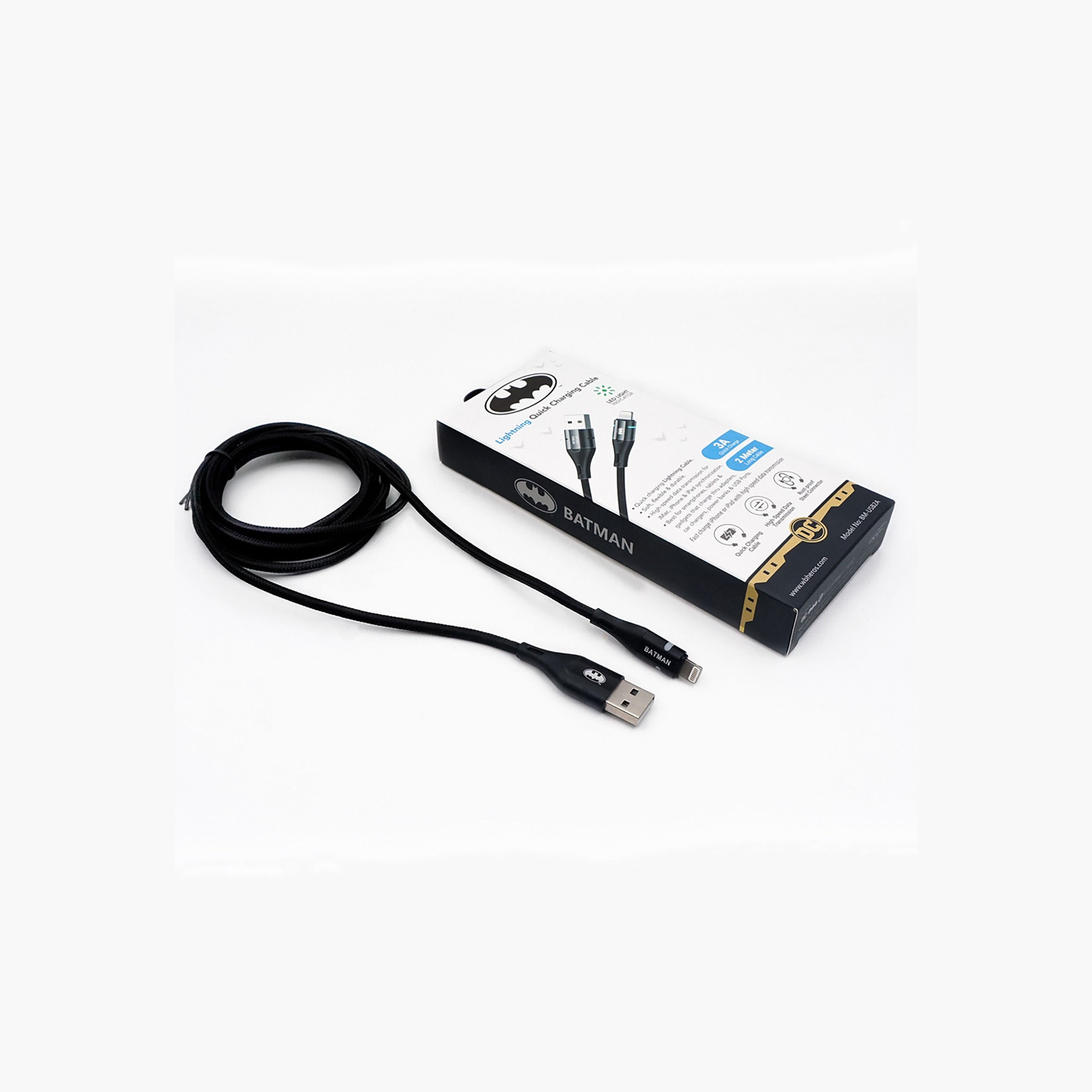 Touchmate Batman USB Lightning Charging Cable-electronics-accessories-image-1