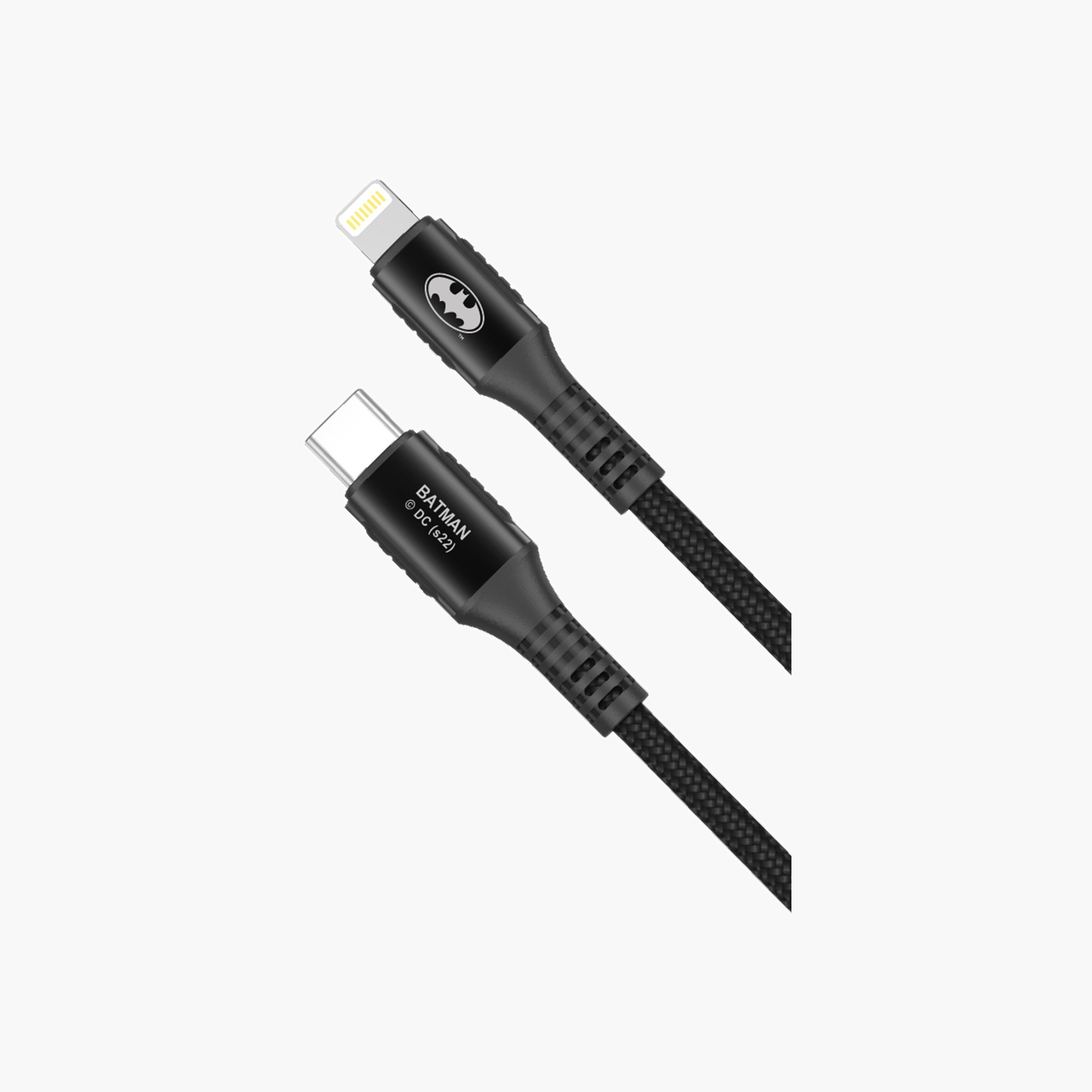 تاتش ميتكابل لايتنينج مضفر باتمان تايب سي-electronics-accessories-image-1