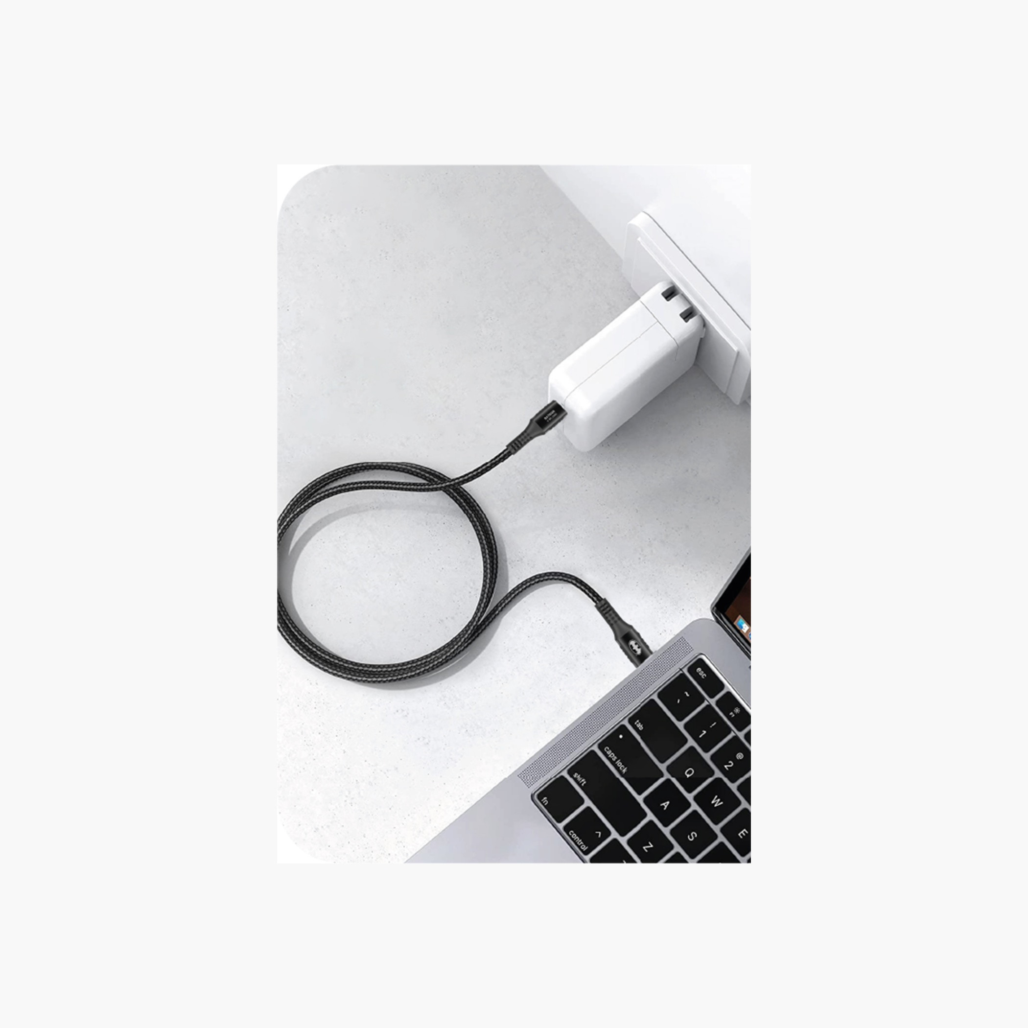 Touchmate Batman Braided Type-C Lightning Cable-electronics-accessories-image-2