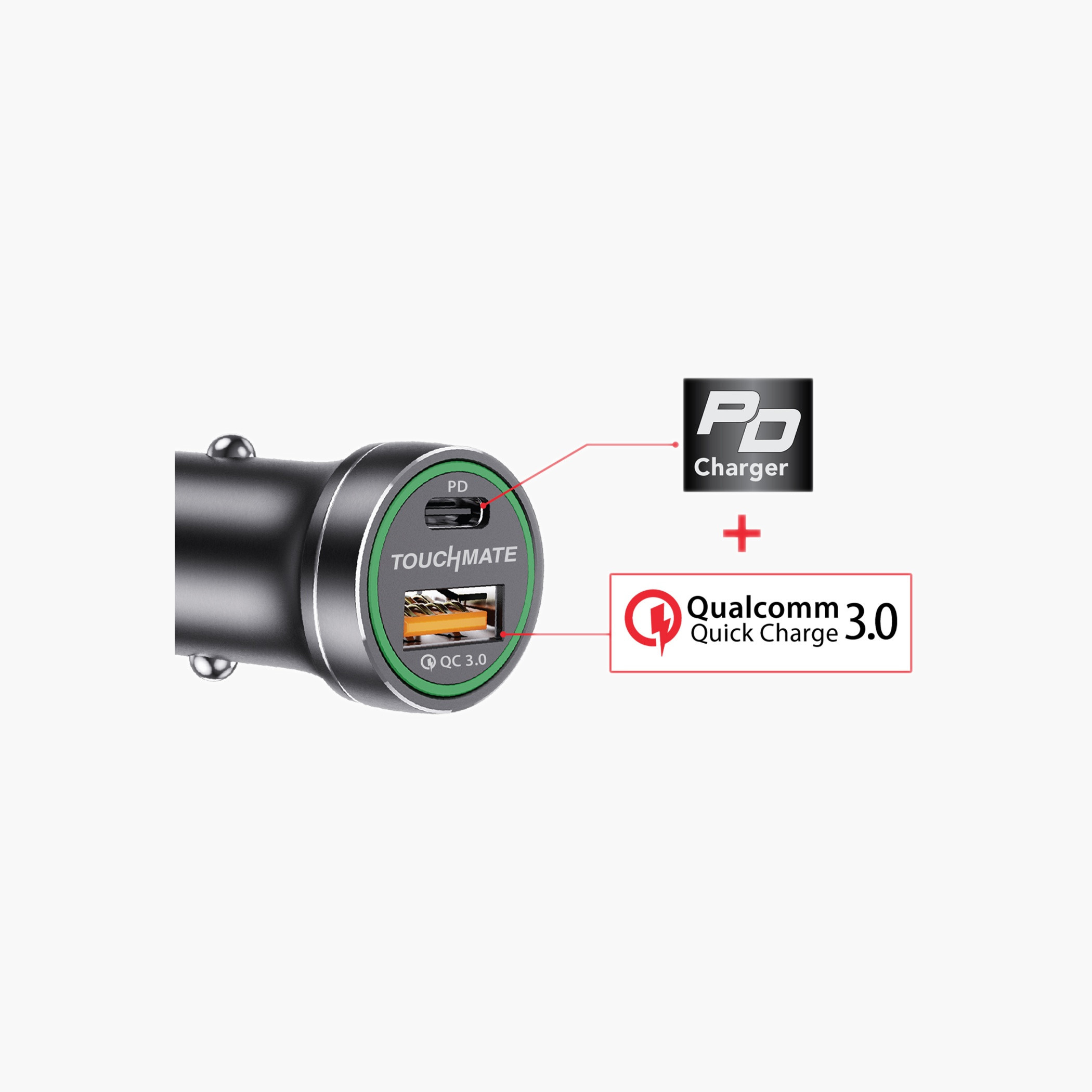تاتش ميتشاحن سيارة بمنفذين مزدوجين-electronics-accessories-image-4