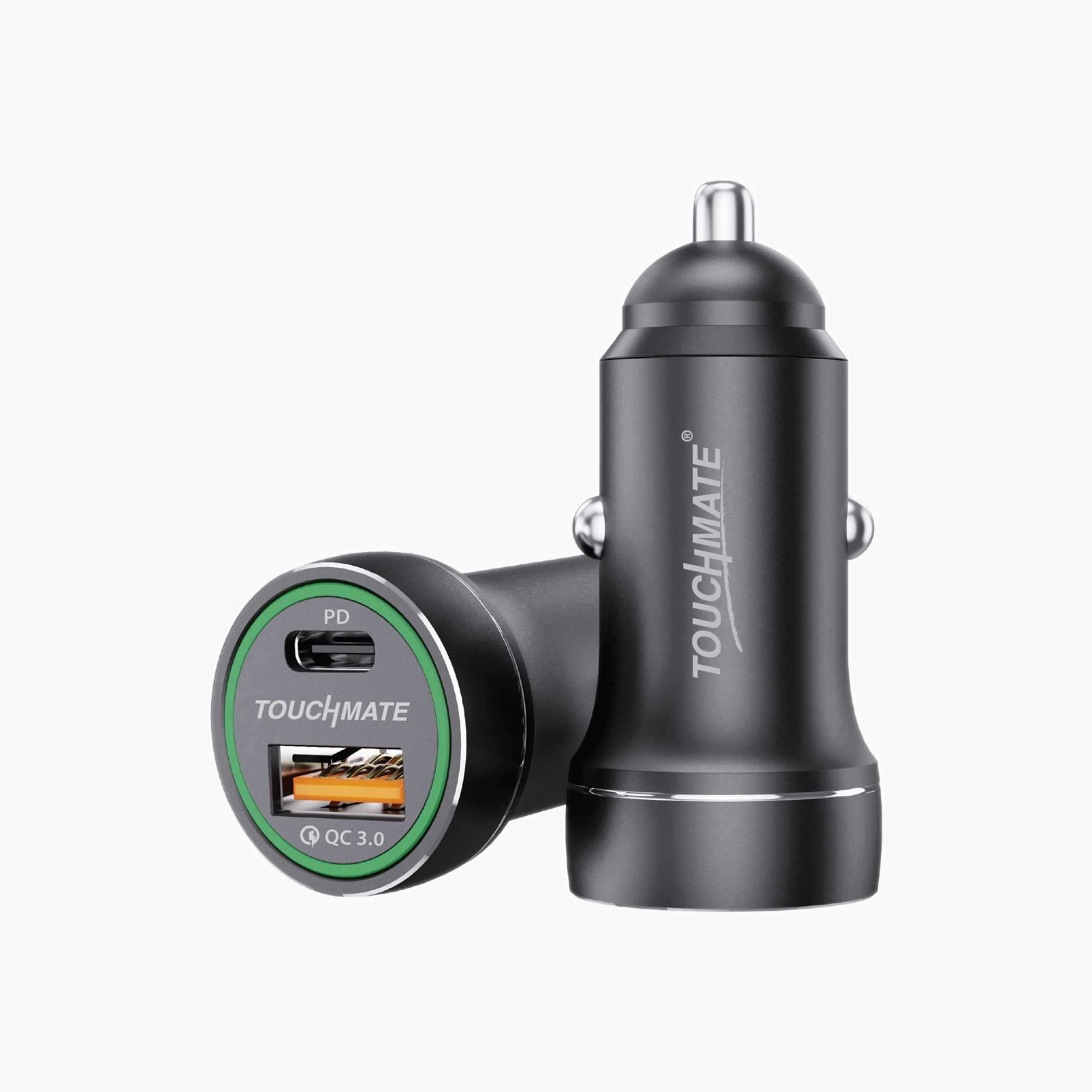 تاتش ميتشاحن سيارة 25 واط بتقنية PD مع كابل تايب سي-electronics-accessories-image-6