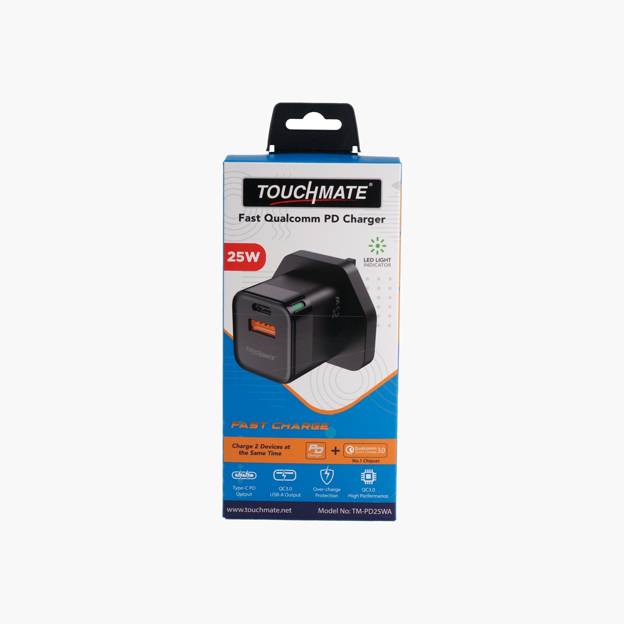 تاتش ميتشاحن حائط سريع 25 واط PD-electronics-accessories-image-1