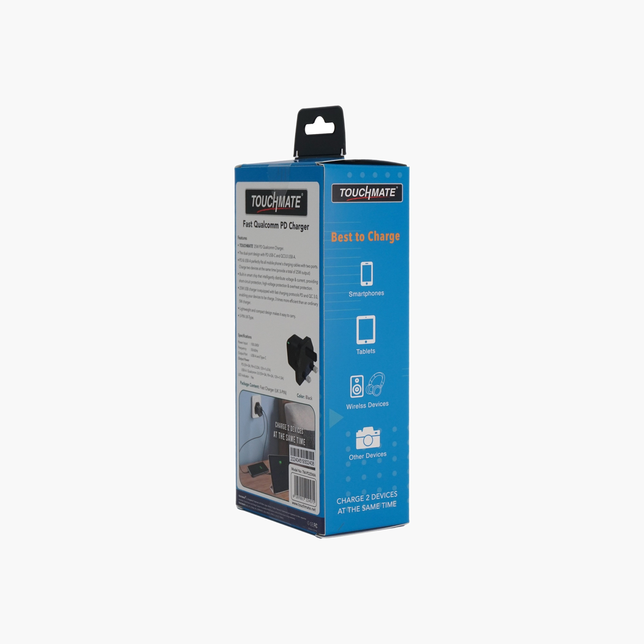 تاتش ميتشاحن حائط سريع 25 واط PD-electronics-accessories-image-7