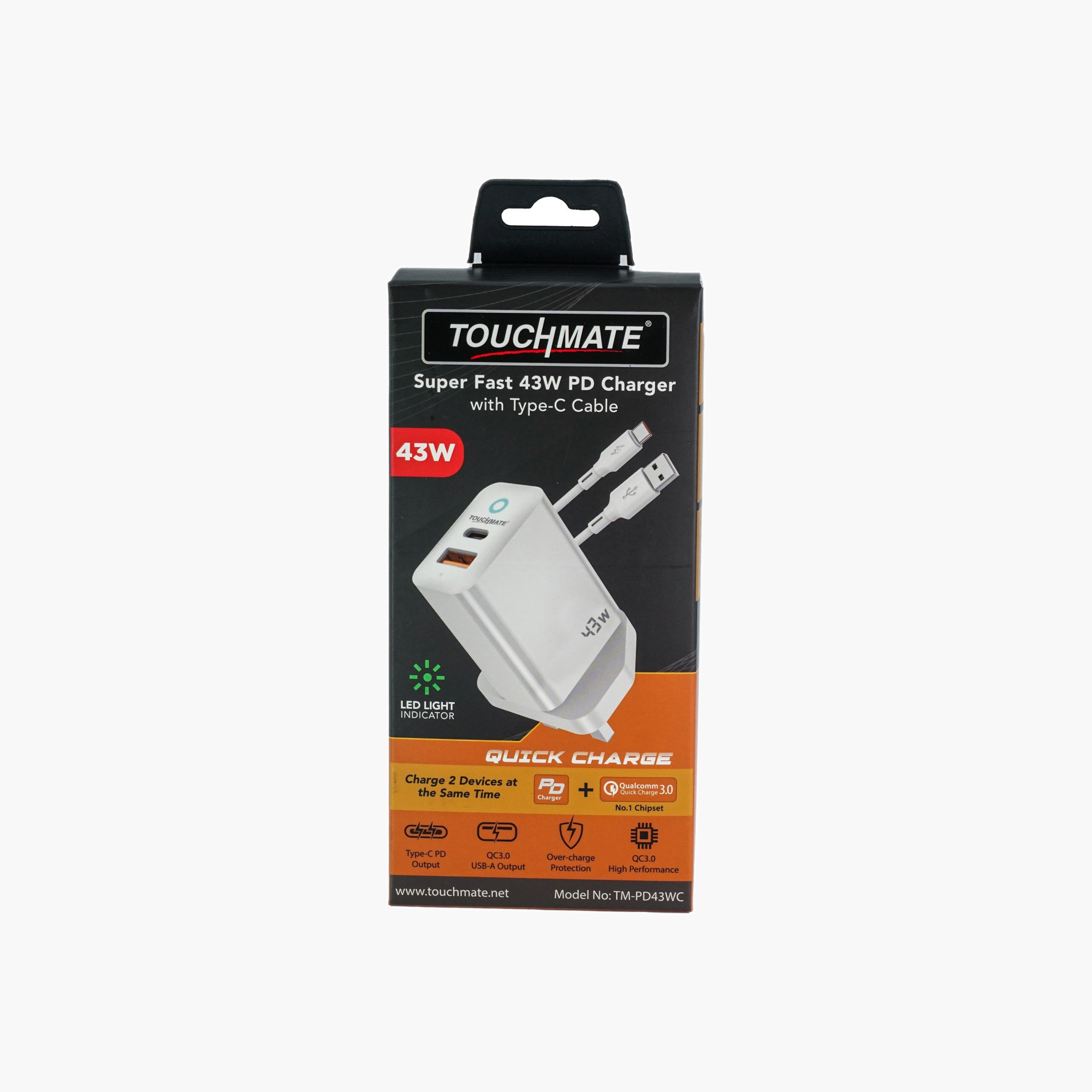 Touchmate Fast Charging Wall Charger Type C-electronics-accessories-image-6