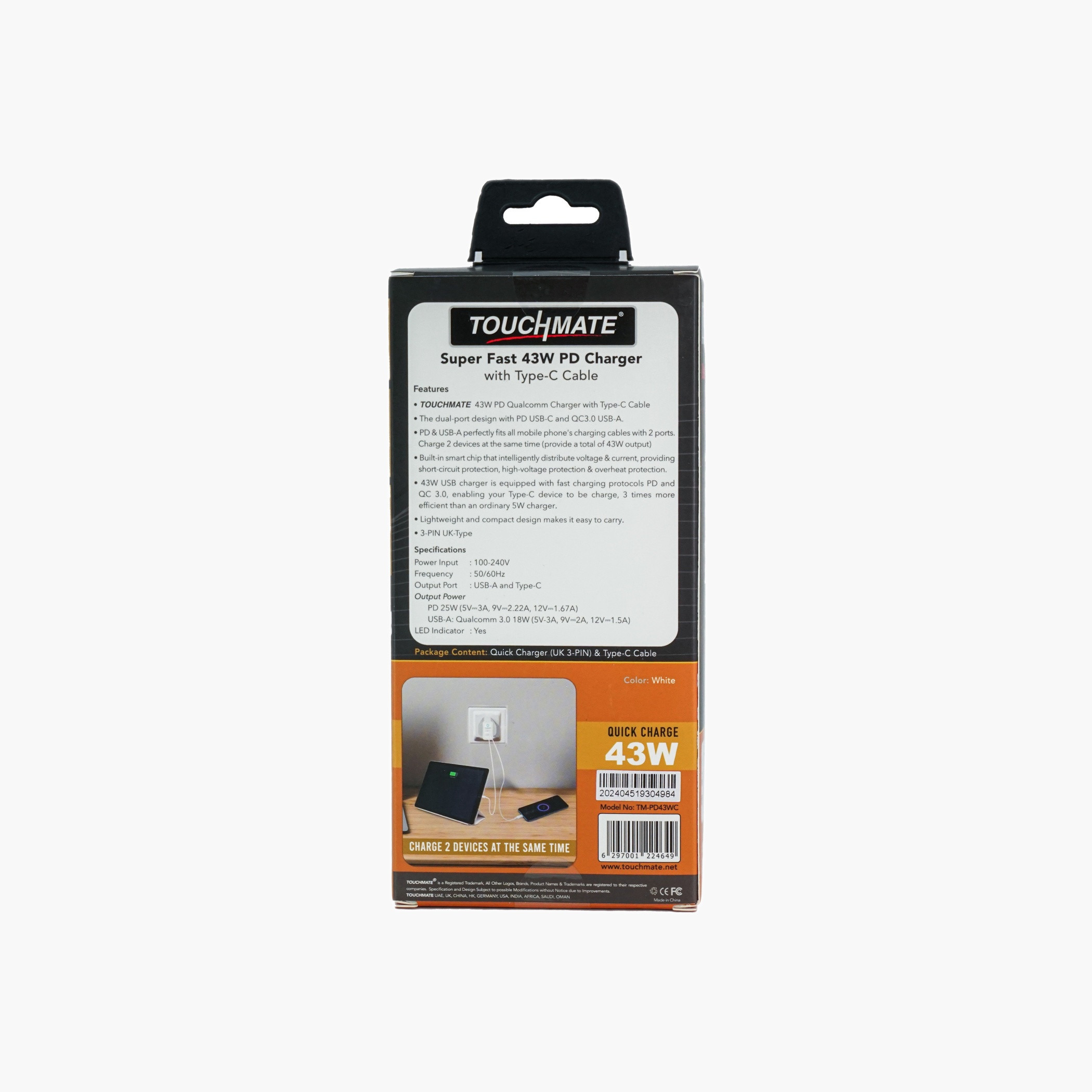 Touchmate Fast Charging Wall Charger Type C-electronics-accessories-image-7