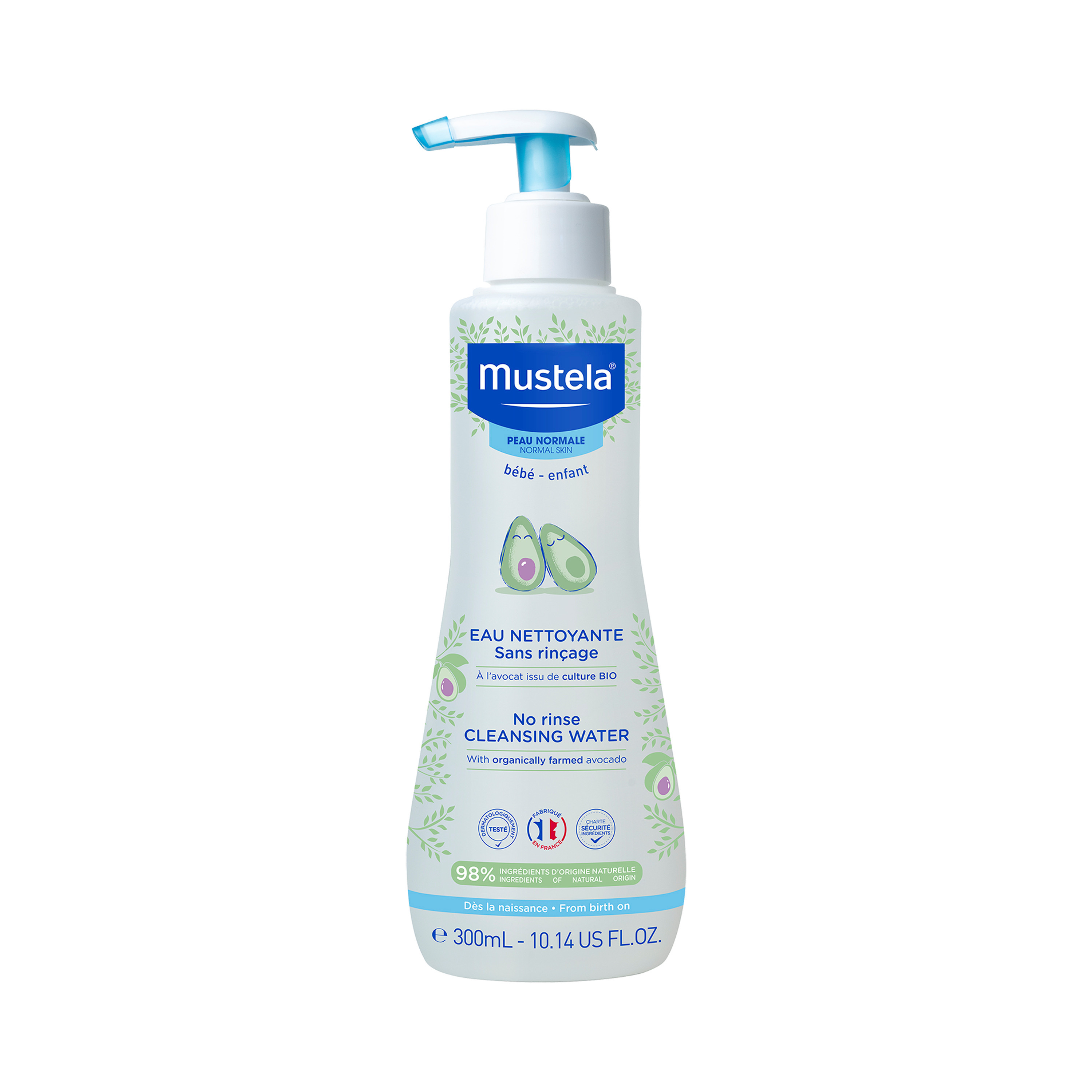 Mustela Physiobebe No Rinse Cleansing Water - 300 ml-baby-bathandcare-hairbodyskincare-image-1