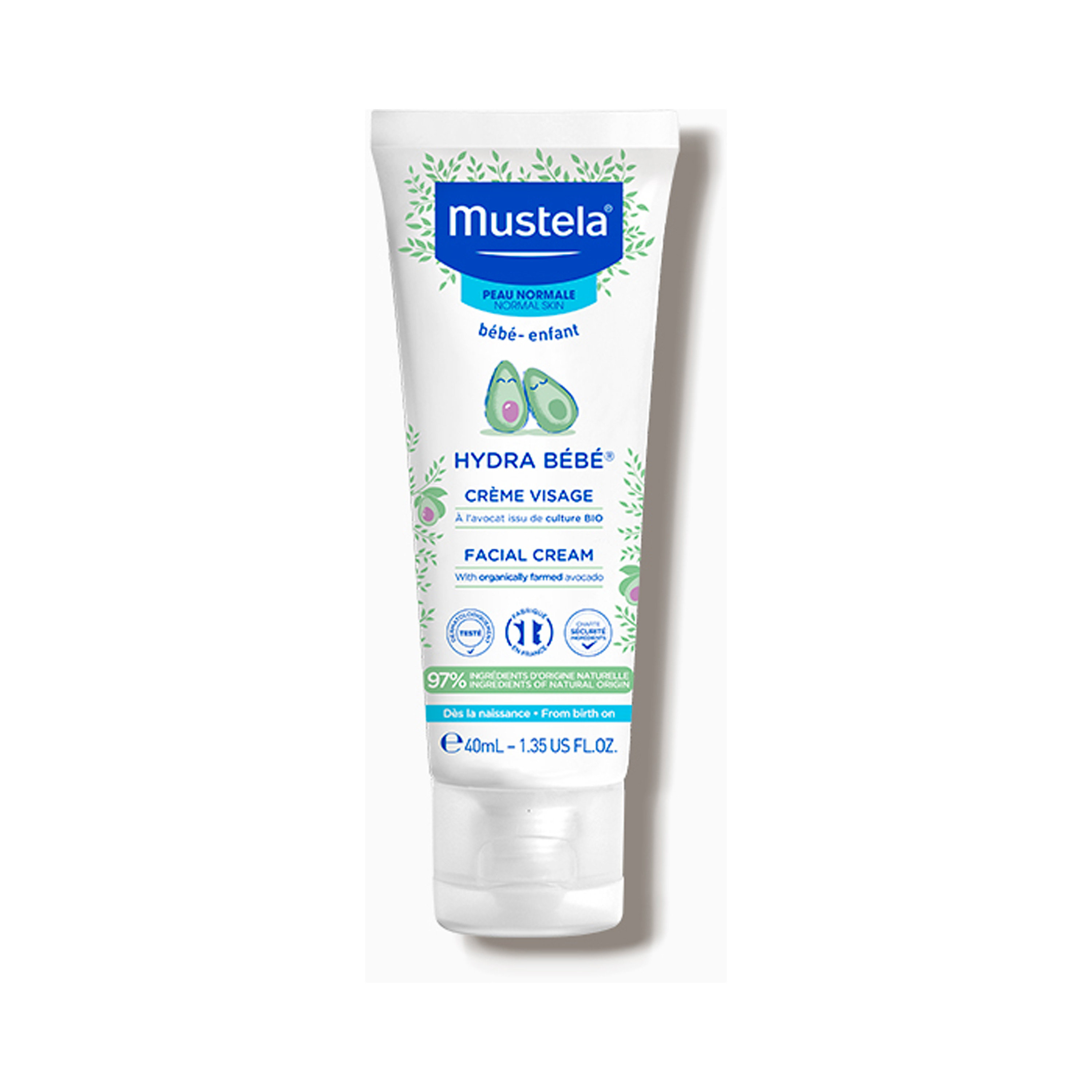 Mustela Hydra Bebe Facial Cream - 40 ml-baby-bathandcare-hairbodyskincare-lotionsandcreams-image-1