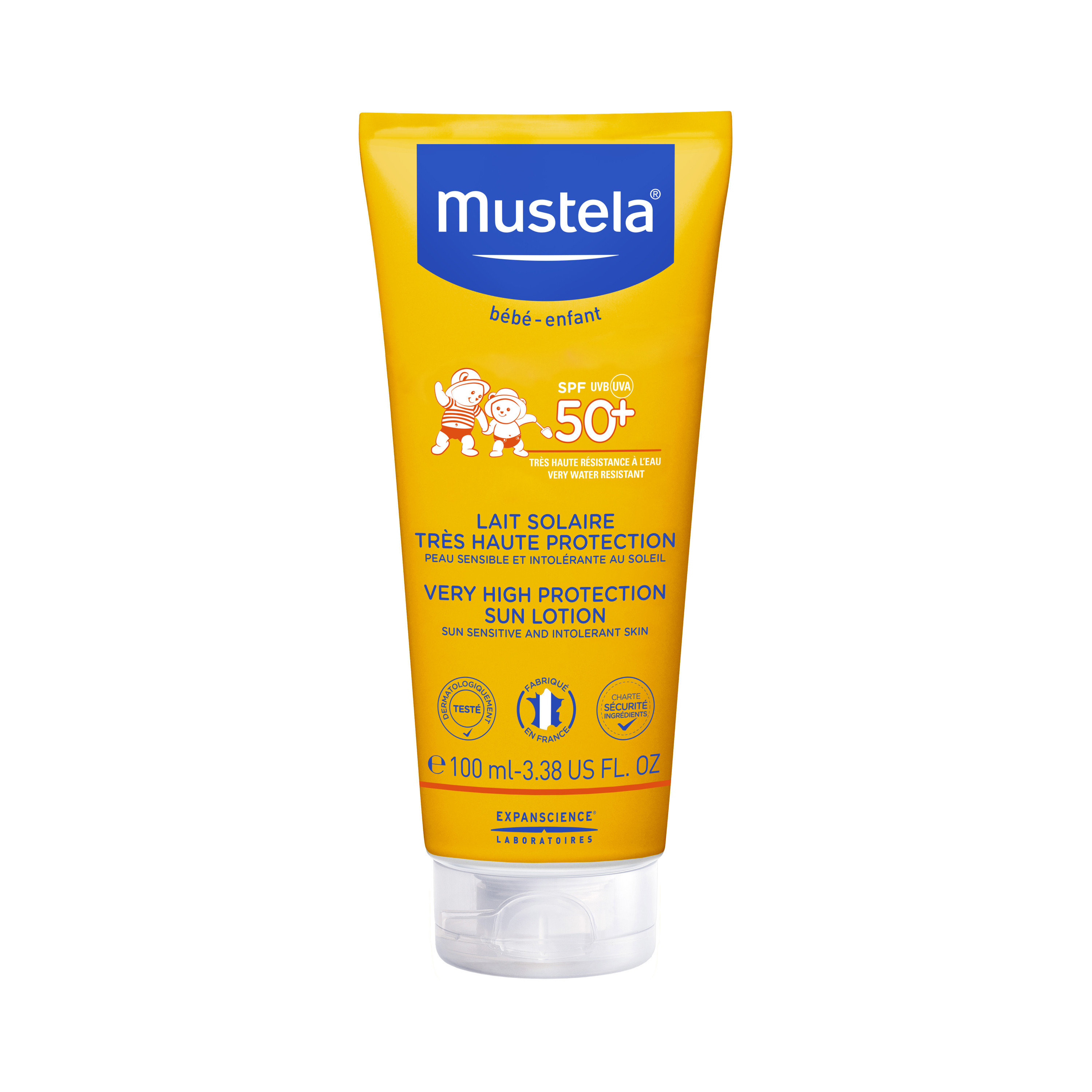 Mustela Very High Protection Sun Lotion - 100 ml-baby-bathandcare-hairbodyskincare-lotionsandcreams-image-1