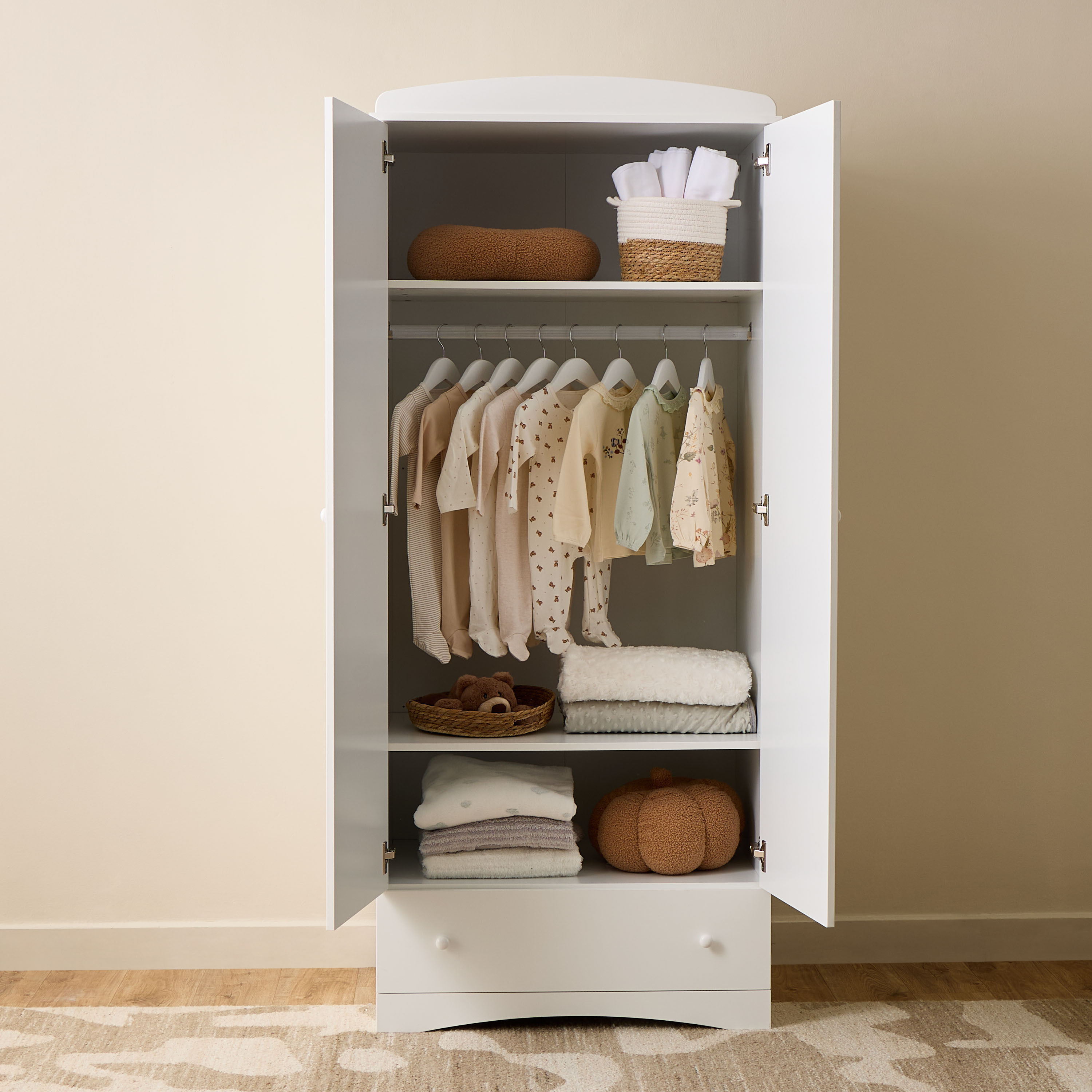 Juniors 2-Door Wardrobe with Drawer-baby-nursery-furniture-wardrobesandstorage-image-5