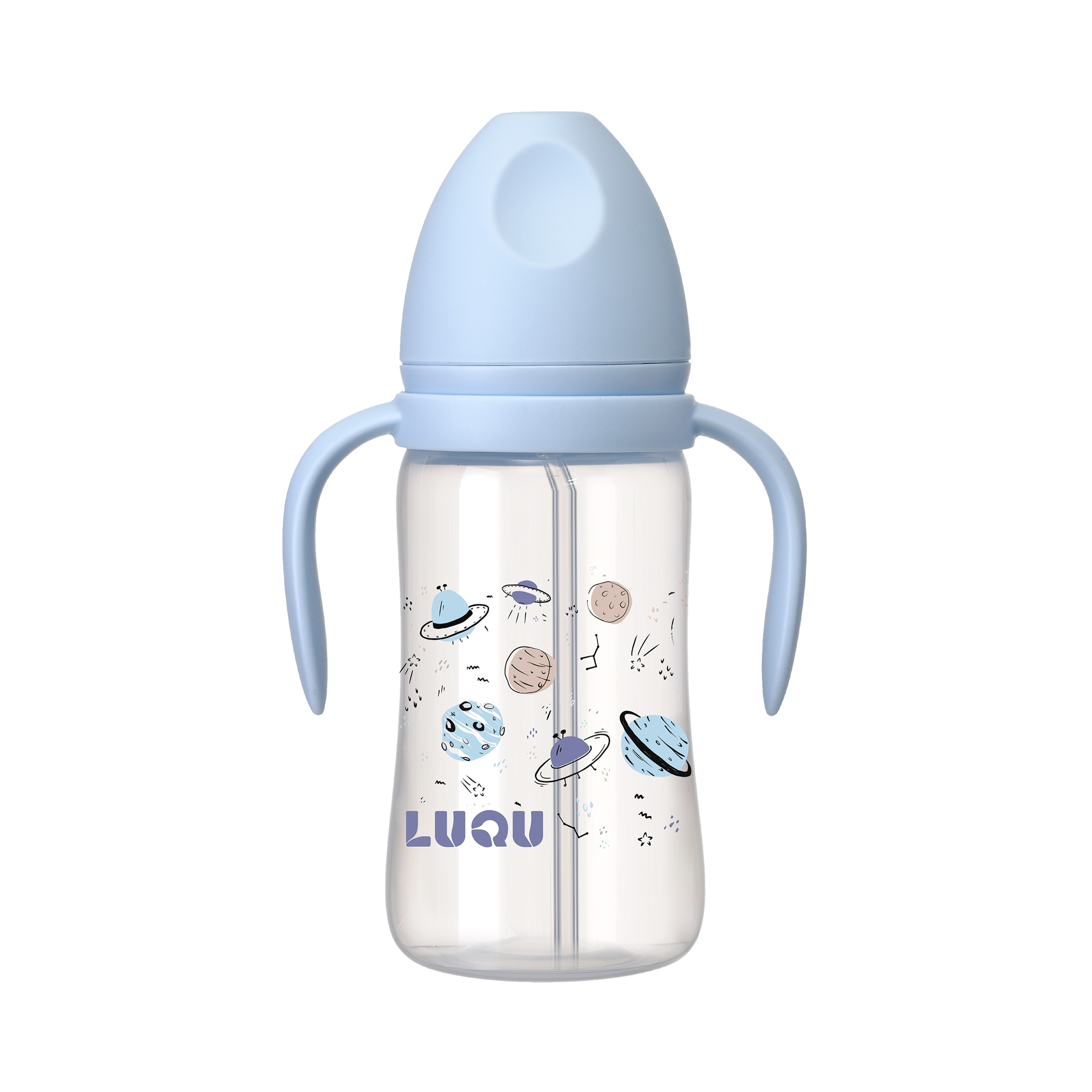 زجاجة رضاعة بمقبض من لوكو - 300 مل-baby-feeding-feedingbottles-bottlesandteats-image-1