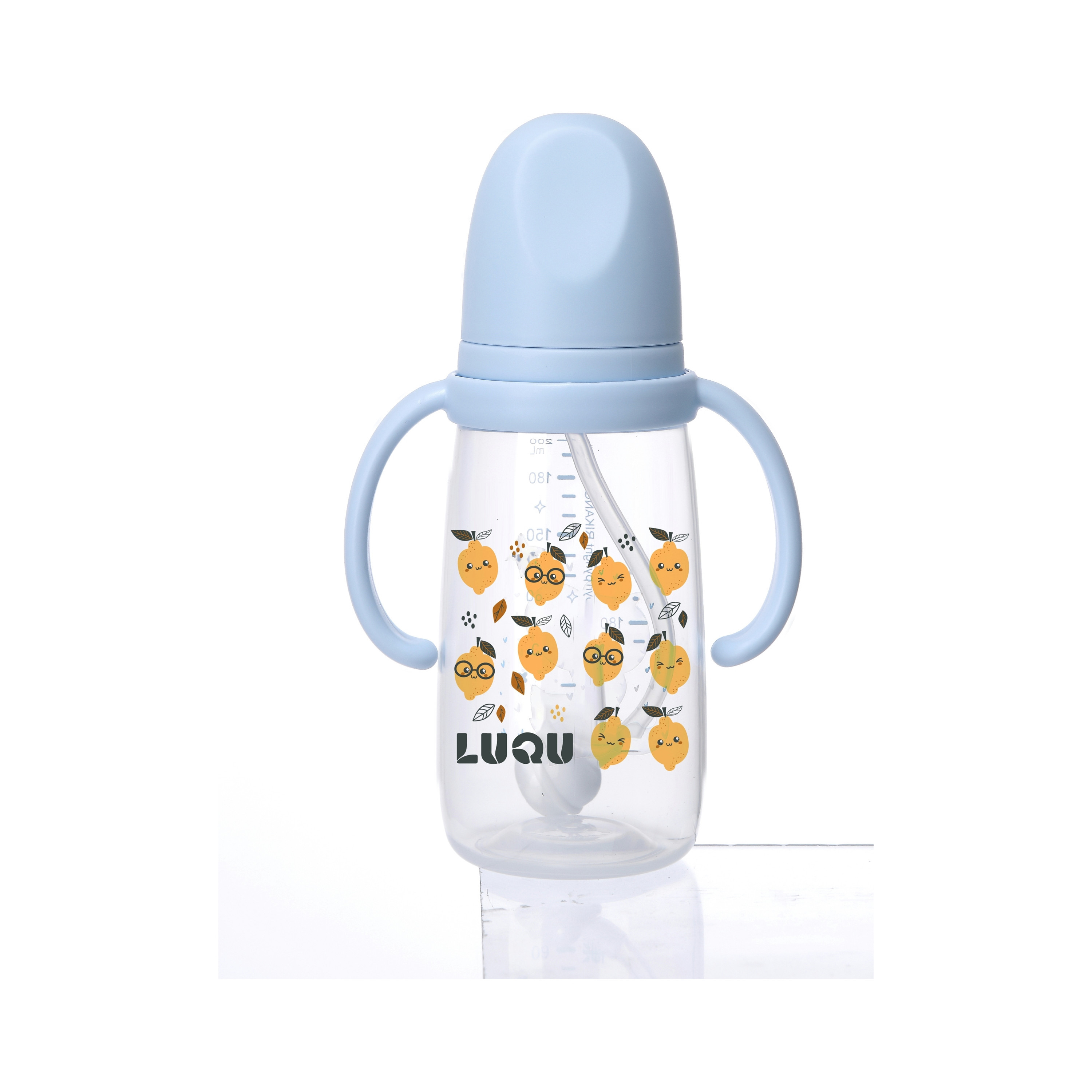 زجاجة رضاعة بمقبض من لوكو - 200 مل-baby-feeding-feedingbottles-bottlesandteats-image-1