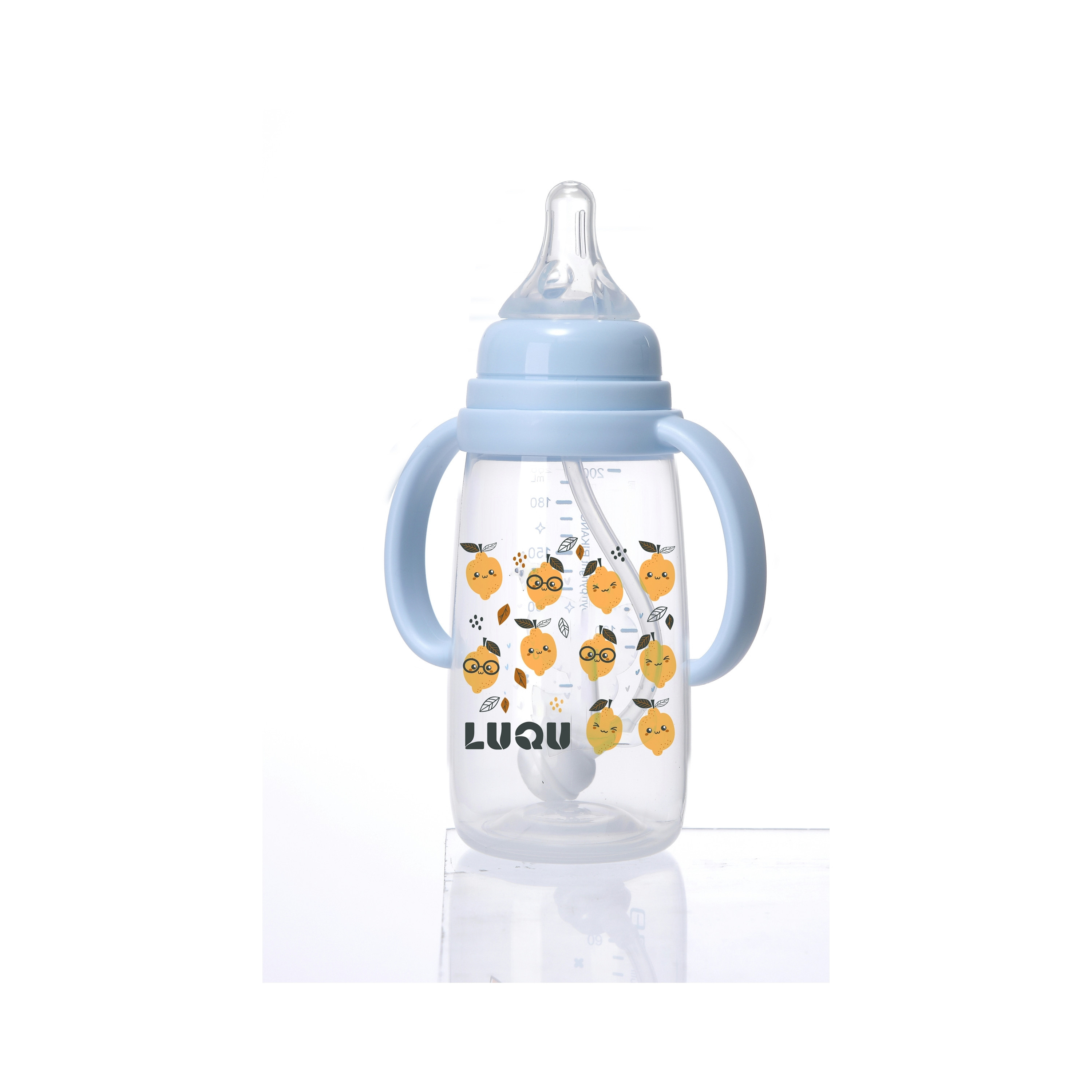 زجاجة رضاعة بمقبض من لوكو - 200 مل-baby-feeding-feedingbottles-bottlesandteats-image-2